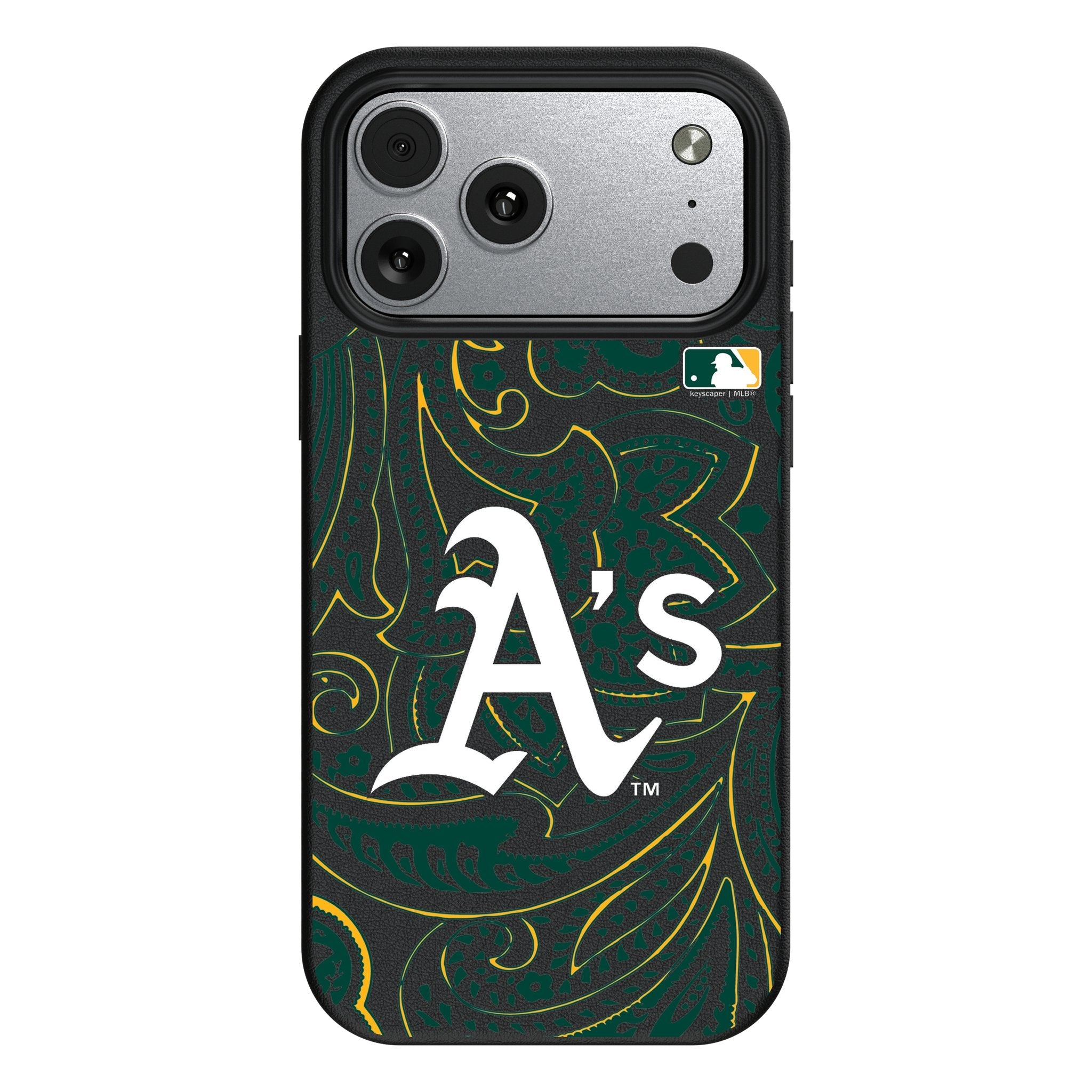 Oakland Athletics Paisley MagSafe Compatible Phone Case for Apple iPhone 17 Series 1