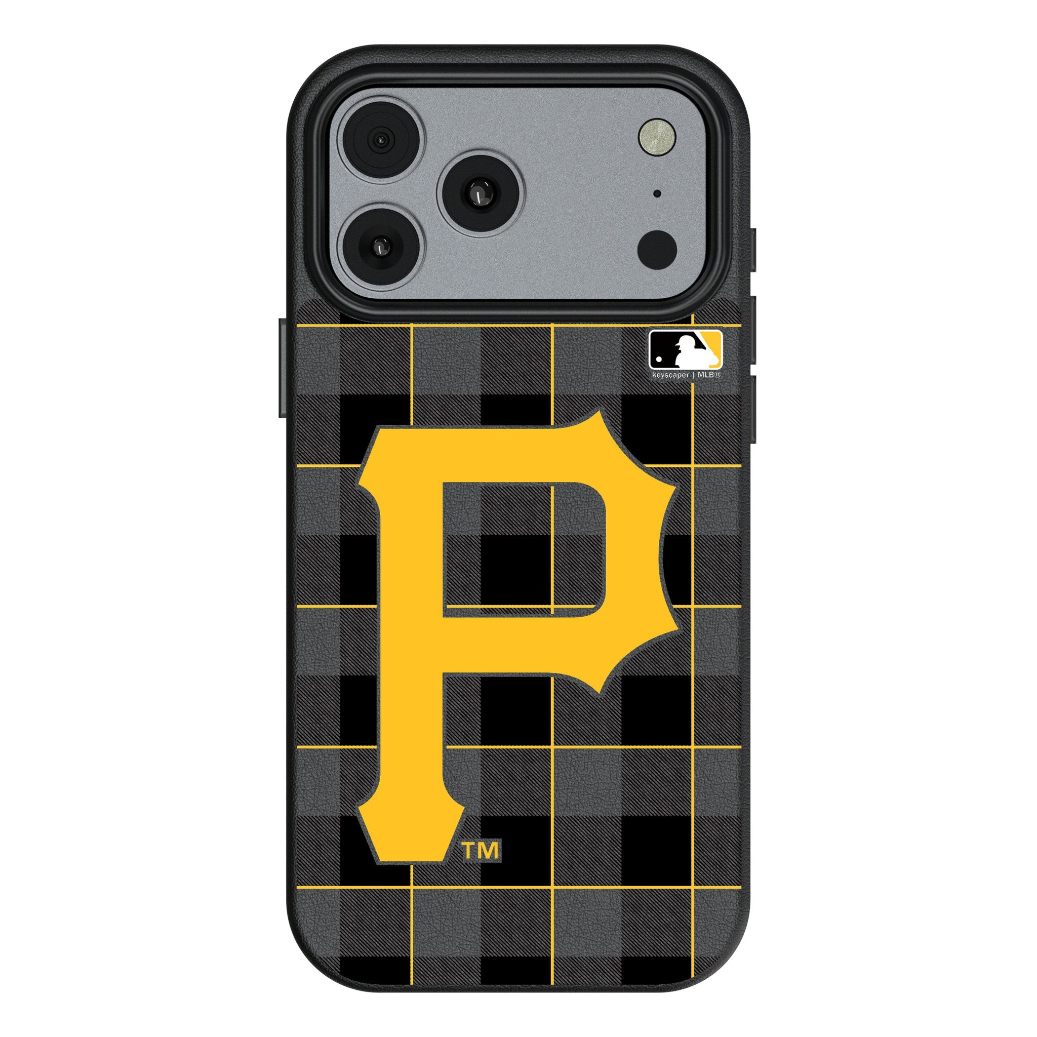 Pittsburgh Pirates Plaid MagSafe Compatible Phone Case for Apple iPhone 17 Series