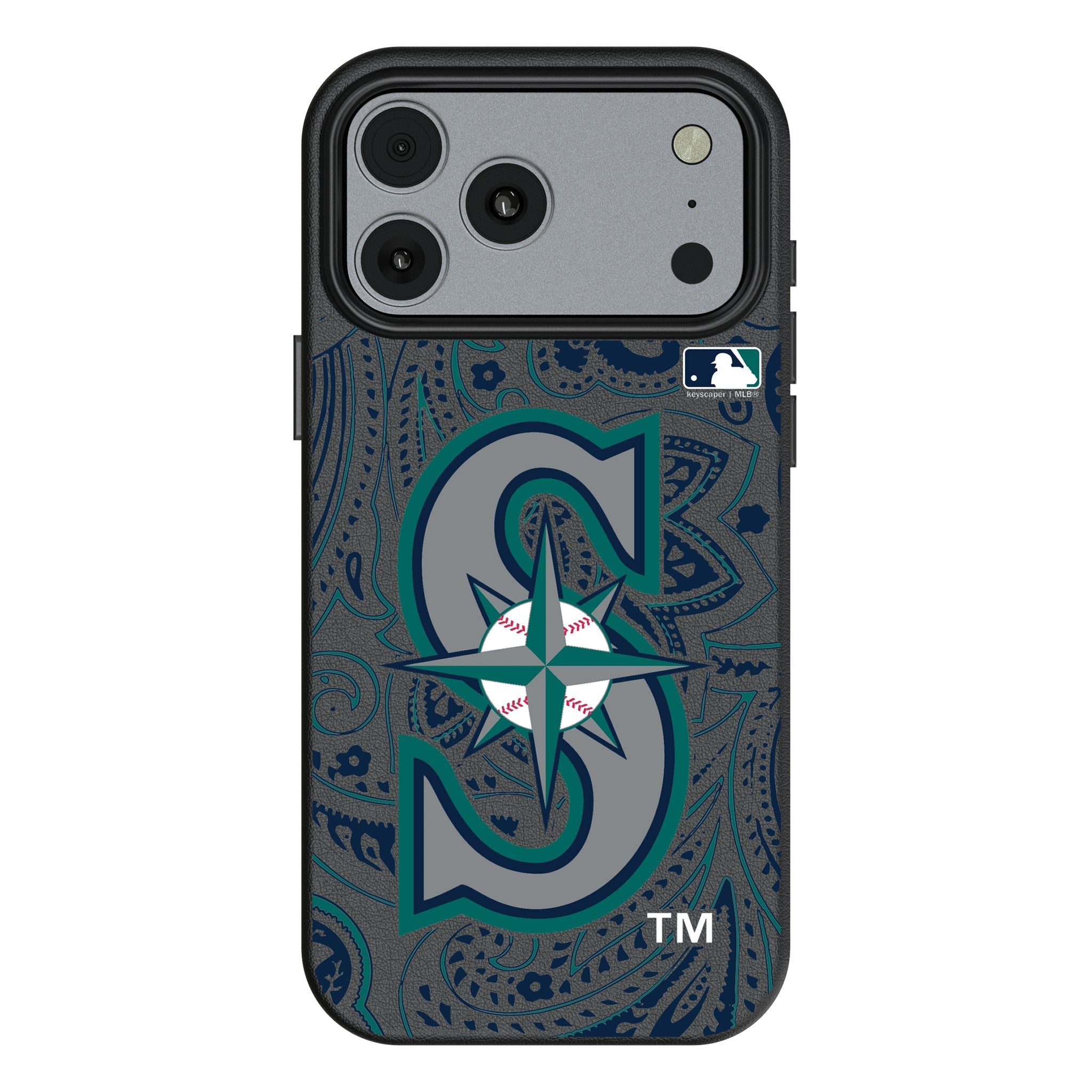 Seattle Mariners Paisley MagSafe Compatible Phone Case for Apple iPhone 17 Series 1