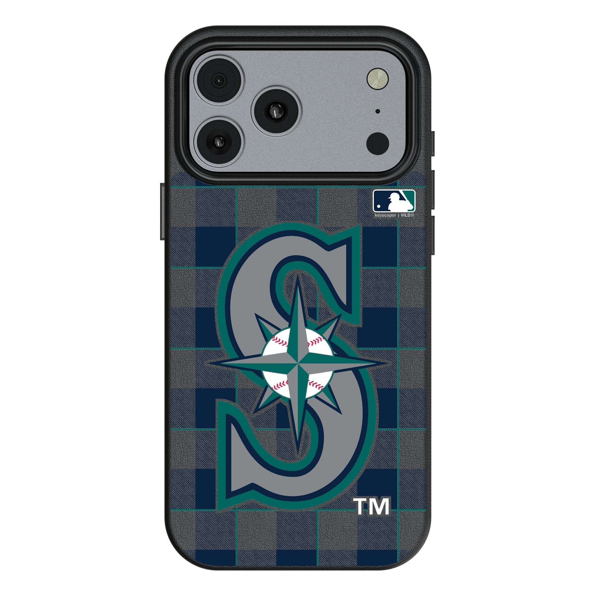 Seattle Mariners Plaid MagSafe Compatible Phone Case for Apple iPhone 17 Series 1