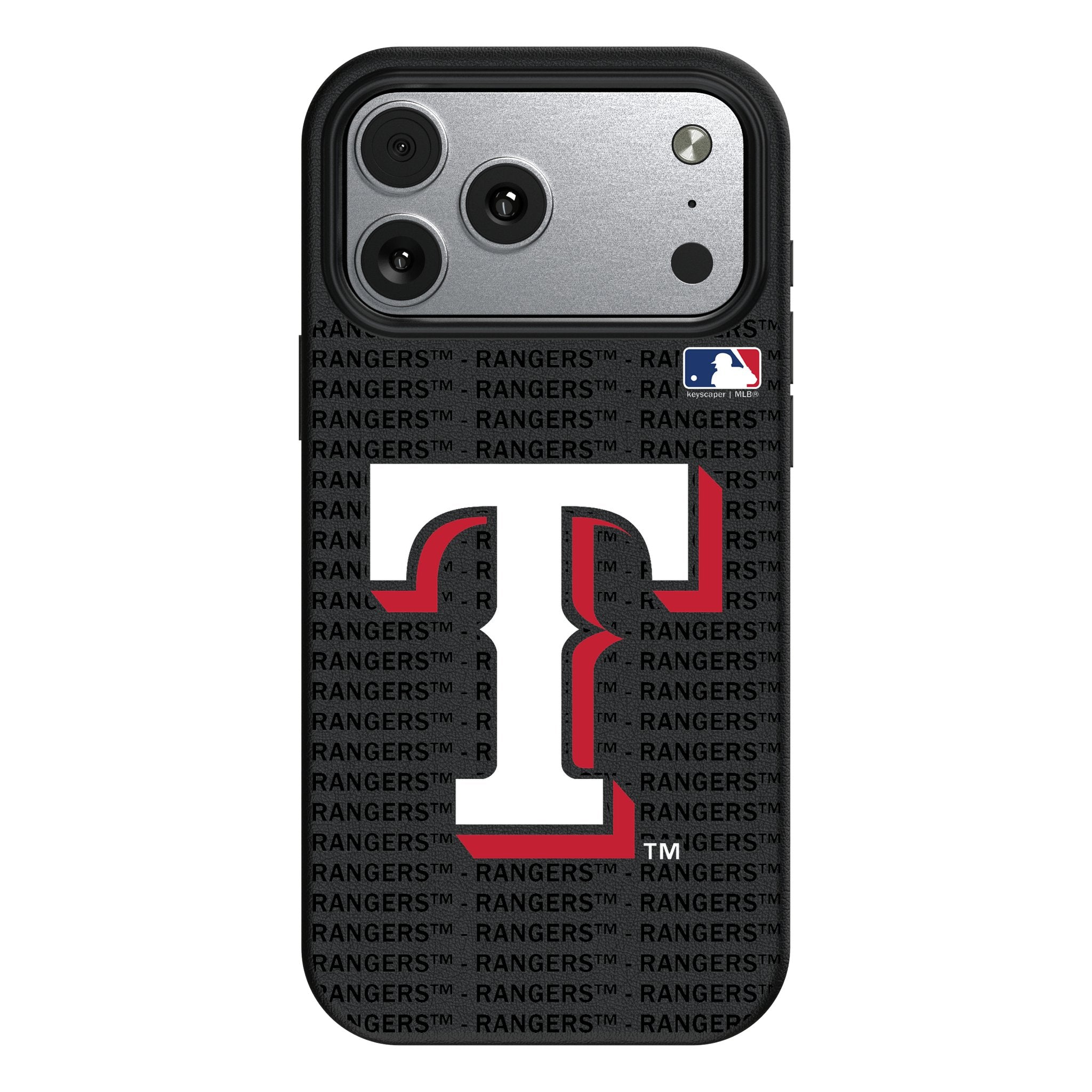 Texas Rangers Text Backdrop MagSafe Compatible Phone Case for Apple iPhone 17 Series