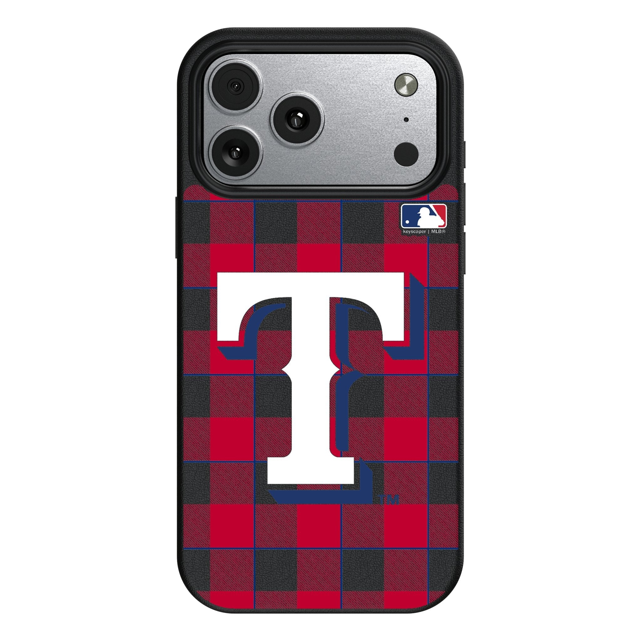 Texas Rangers Plaid MagSafe Compatible Phone Case for Apple iPhone 17 Series