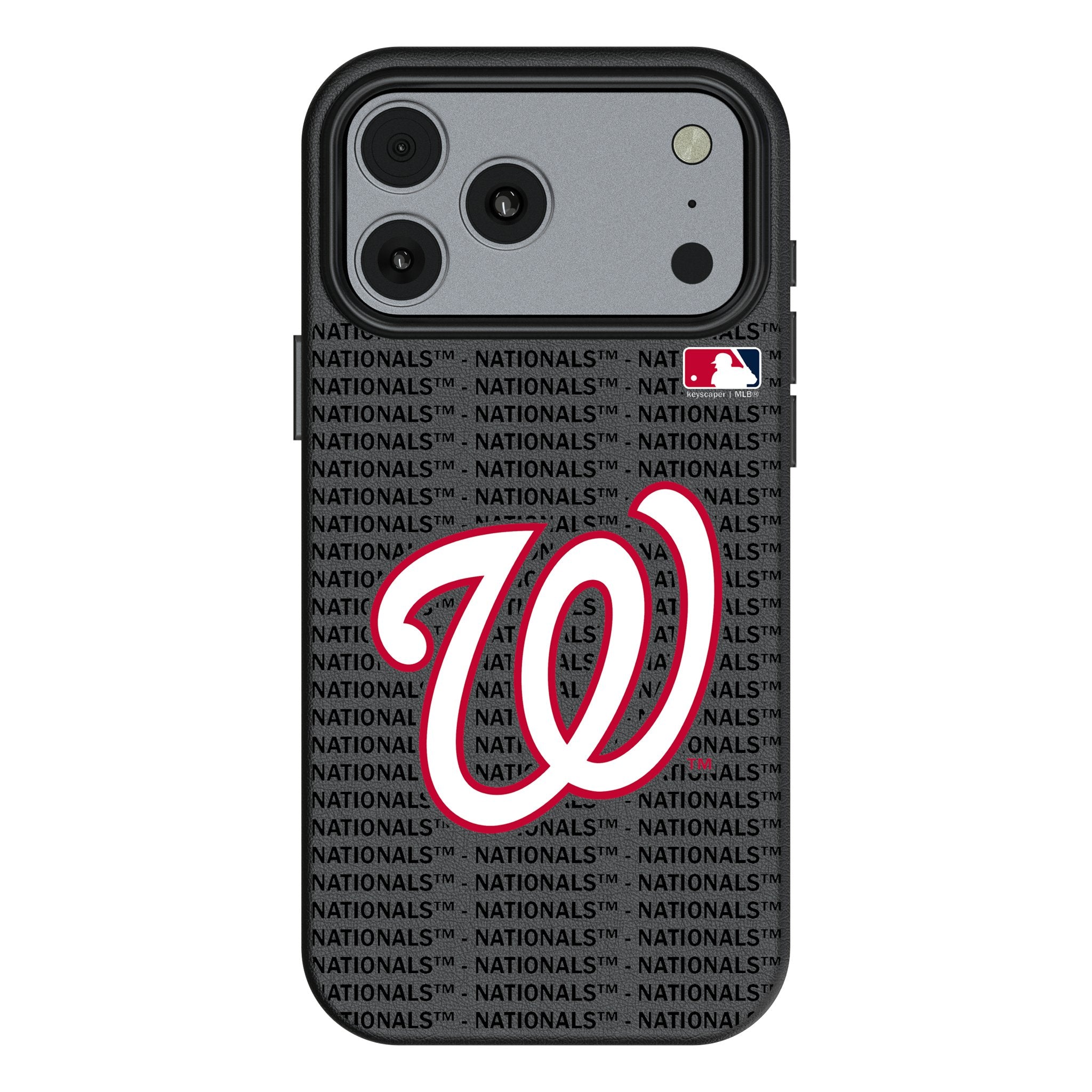 Washington Nationals Text Backdrop MagSafe Compatible Phone Case for Apple iPhone 17 Series