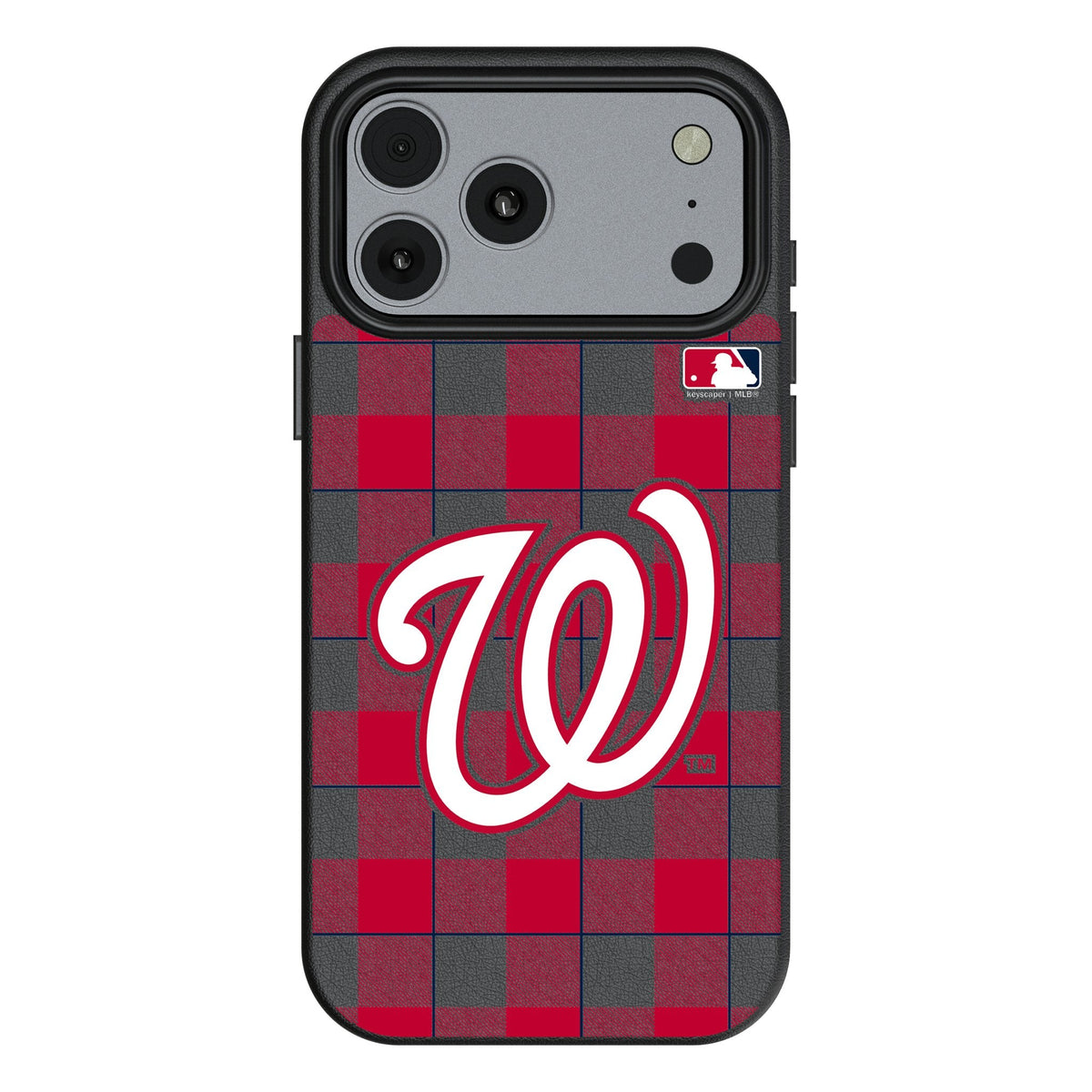 Washington Nationals Plaid MagSafe Compatible Phone Case for Apple iPhone 17 Series