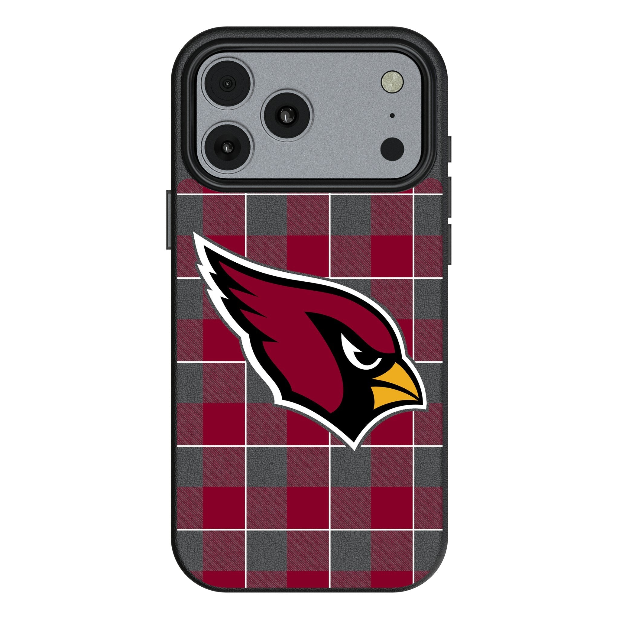 Arizona Cardinals Plaid MagSafe Compatible Phone Case for Apple iPhone 17 Series