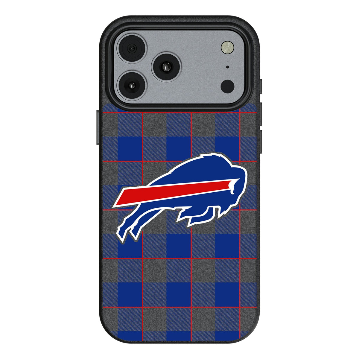 Buffalo Bills Plaid MagSafe Compatible Phone Case for Apple iPhone 17 Series