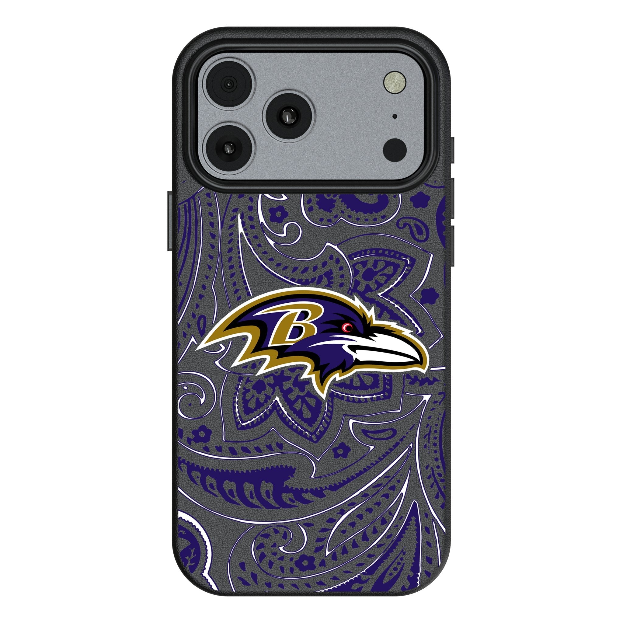 Baltimore Ravens Paisley MagSafe Compatible Phone Case for Apple iPhone 17 Series 1