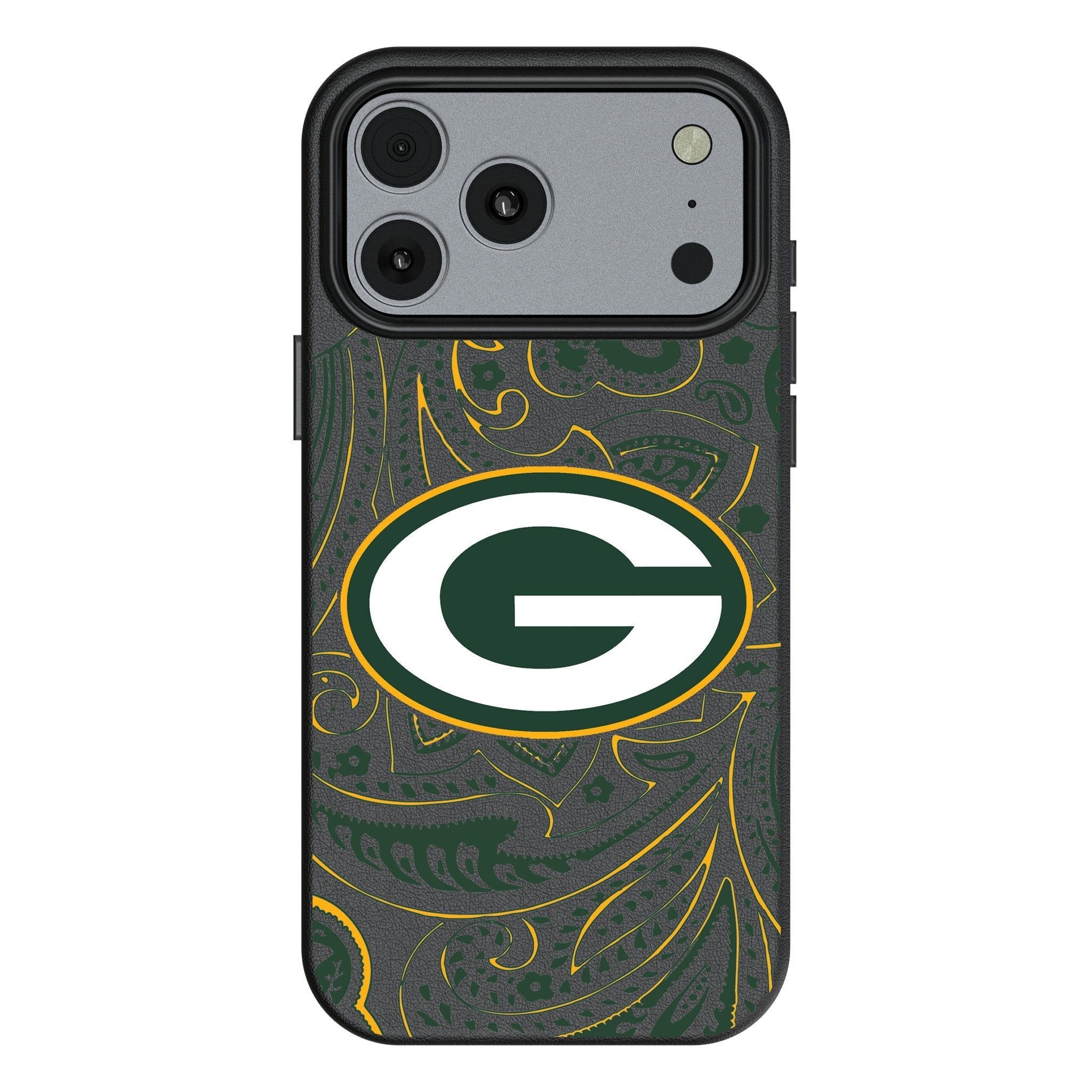 Green Bay Packers Paisley MagSafe Compatible Phone Case for Apple iPhone 17 Series 1