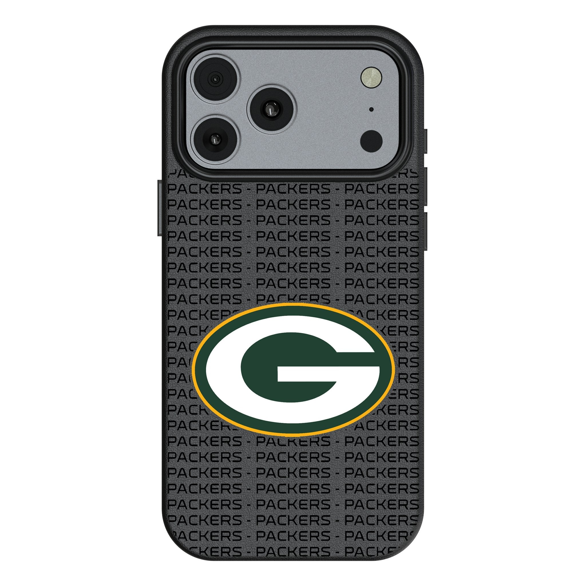 Green Bay Packers Text Backdrop MagSafe Compatible Phone Case for Apple iPhone 17 Series 1