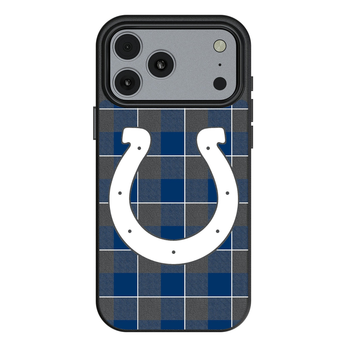 Indianapolis Colts Plaid MagSafe Compatible Phone Case for Apple iPhone 17 Series 1