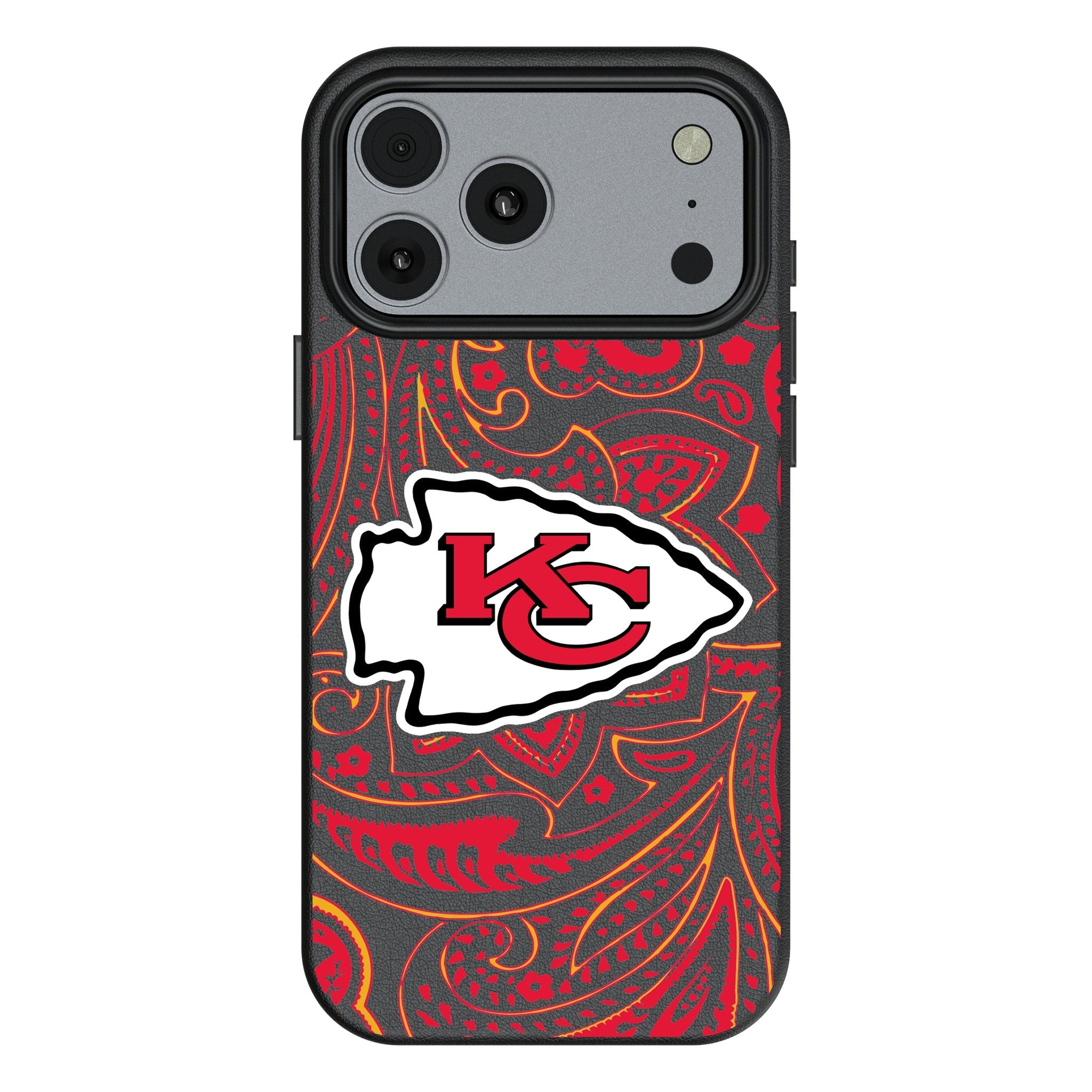 Kansas City Chiefs Paisley MagSafe Compatible Phone Case for Apple iPhone 17 Series