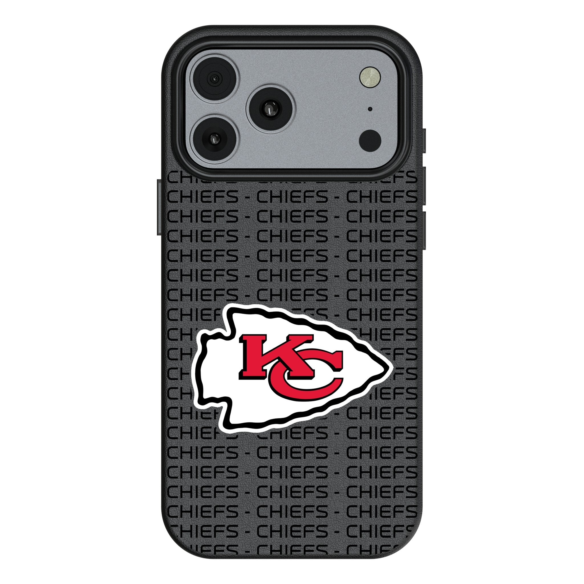 Kansas City Chiefs Text Backdrop MagSafe Compatible Phone Case for Apple iPhone 17 Series 1