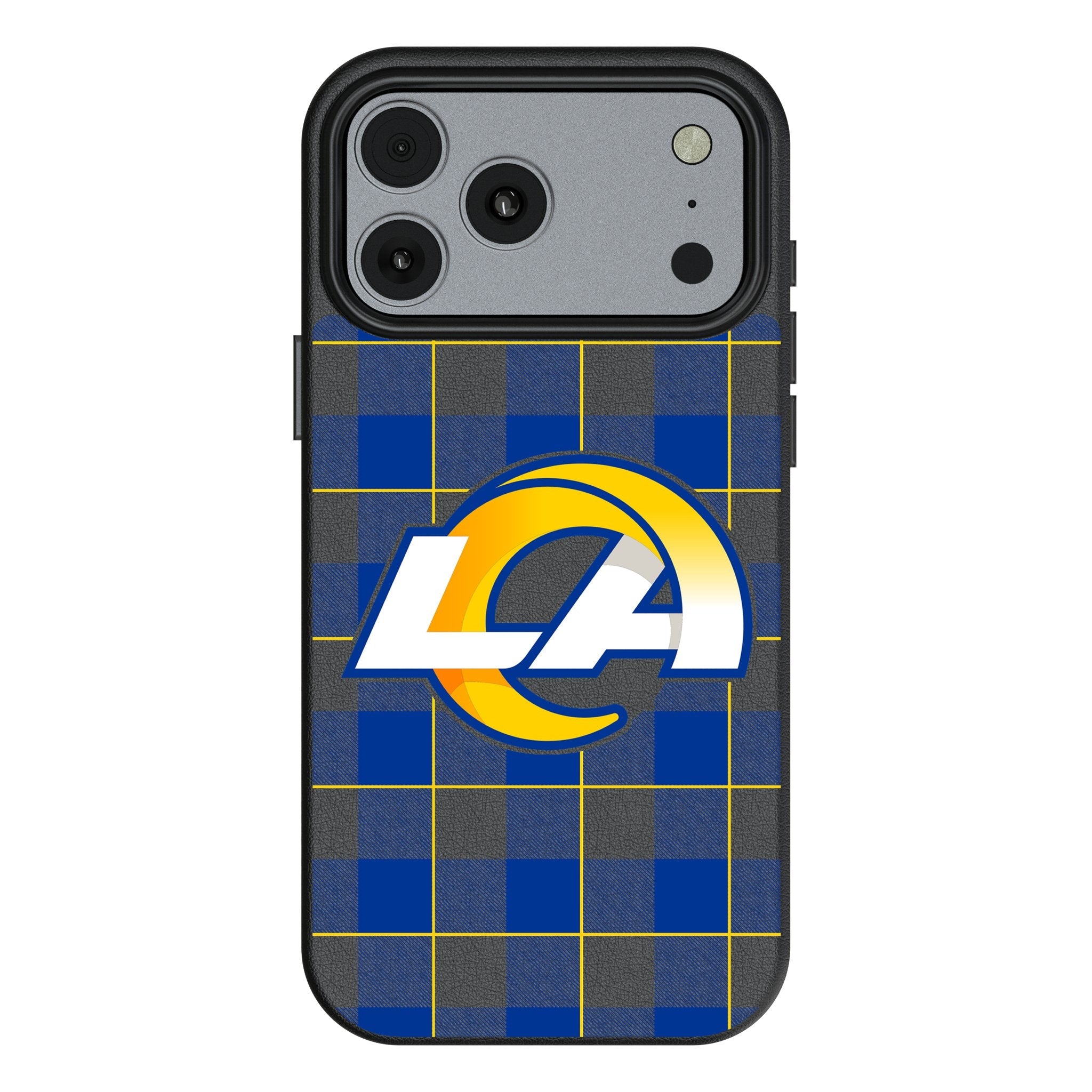 Los Angeles Rams Plaid MagSafe Compatible Phone Case for Apple iPhone 17 Series 1