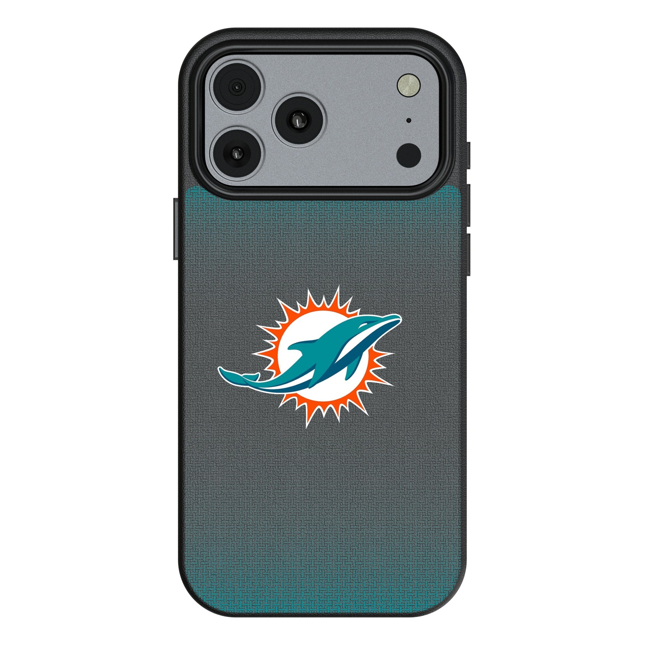 Miami Dolphins Linen MagSafe Compatible Phone Case for Apple iPhone 17 Series 1