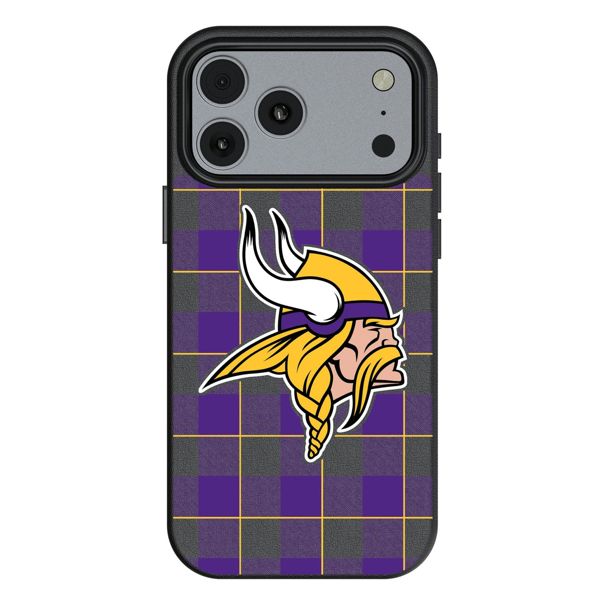 Minnesota Vikings Plaid MagSafe Compatible Phone Case for Apple iPhone 17 Series 1