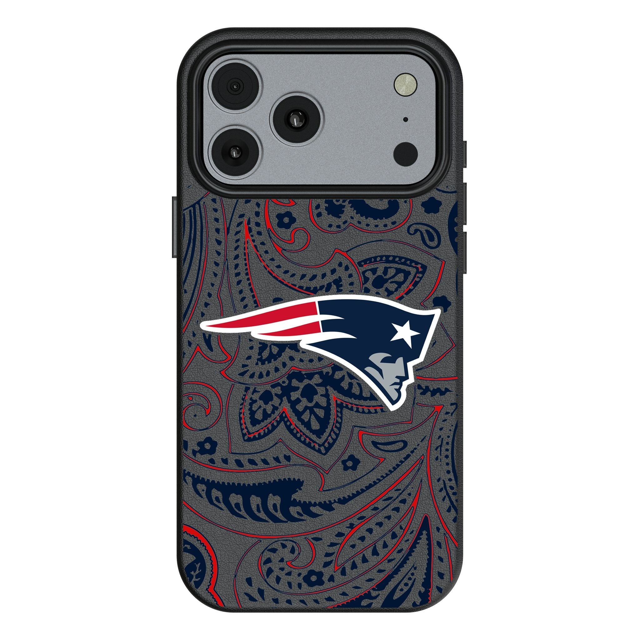 New England Patriots Paisley MagSafe Compatible Phone Case for Apple iPhone 17 Series 1