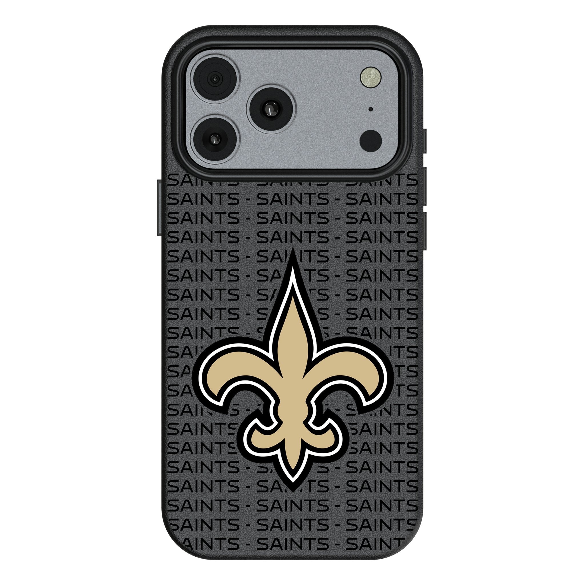 New Orleans Saints Text Backdrop MagSafe Compatible Phone Case for Apple iPhone 17 Series 1