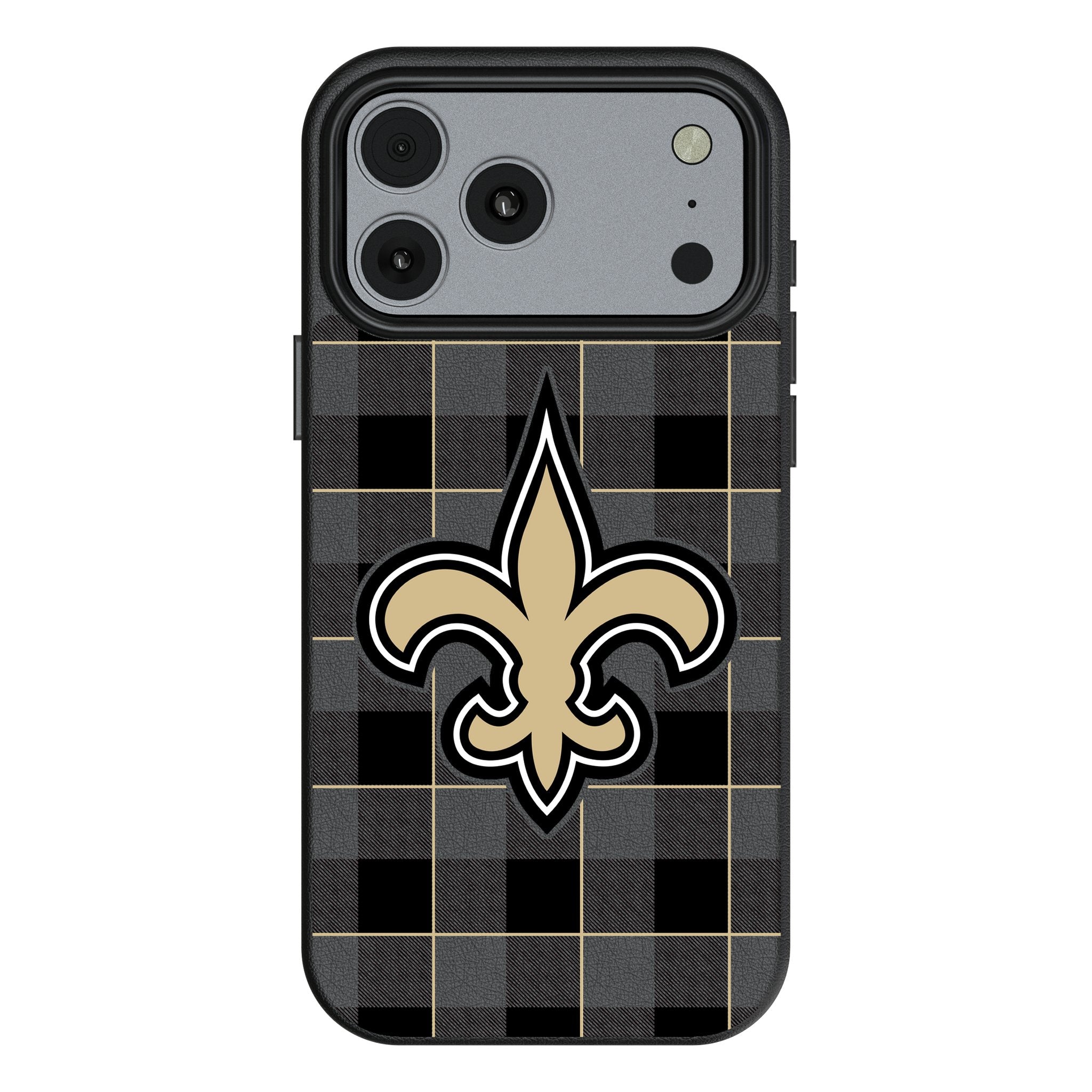 New Orleans Saints Plaid MagSafe Compatible Phone Case for Apple iPhone 17 Series 1
