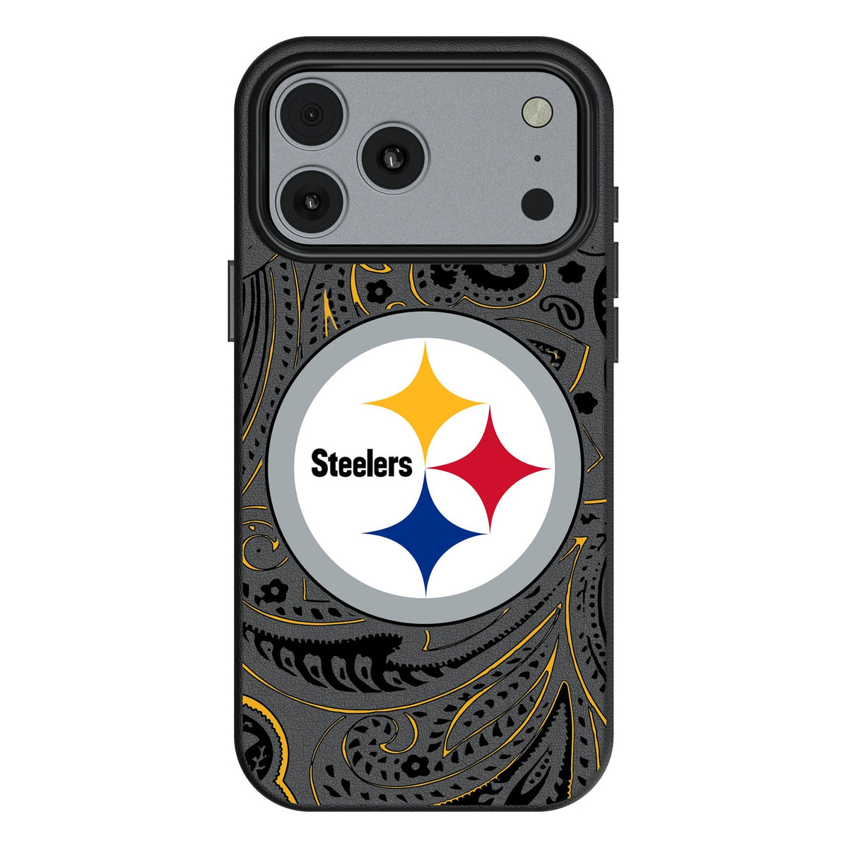 Pittsburgh Steelers Paisley MagSafe Compatible Phone Case for Apple iPhone 17 Series