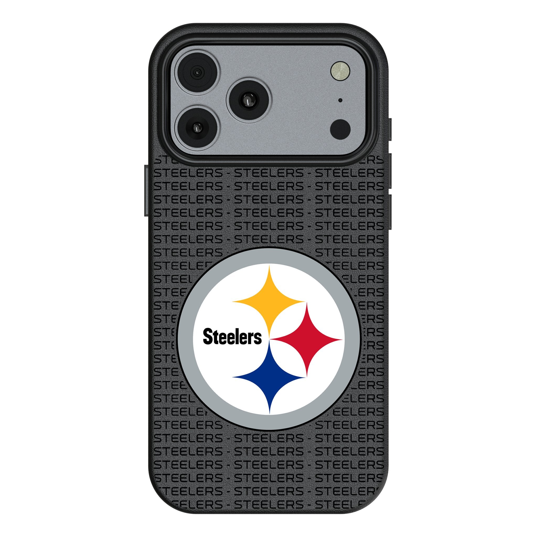 Pittsburgh Steelers Text Backdrop MagSafe Compatible Phone Case for Apple iPhone 17 Series