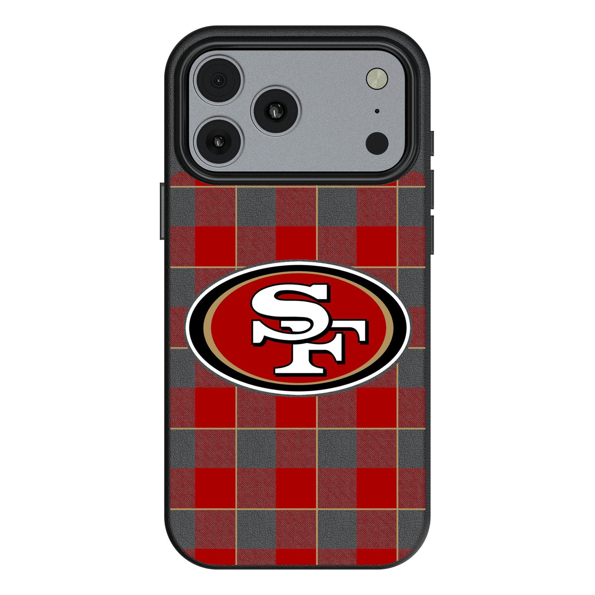 San Francisco 49ers Plaid MagSafe Compatible Phone Case for Apple iPhone 17 Series