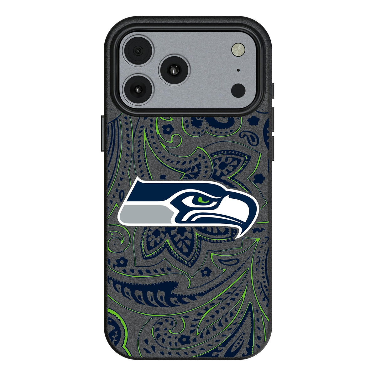 Seattle Seahawks Paisley MagSafe Compatible Phone Case for Apple iPhone 17 Series