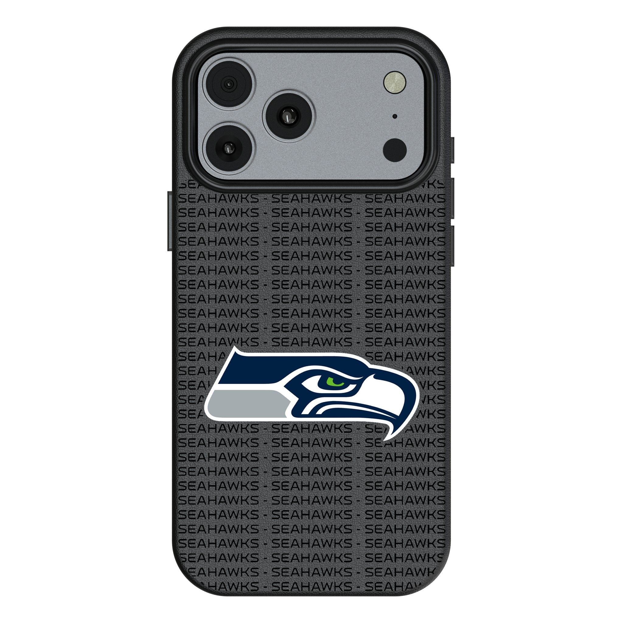 Seattle Seahawks Text Backdrop MagSafe Compatible Phone Case for Apple iPhone 17 Series