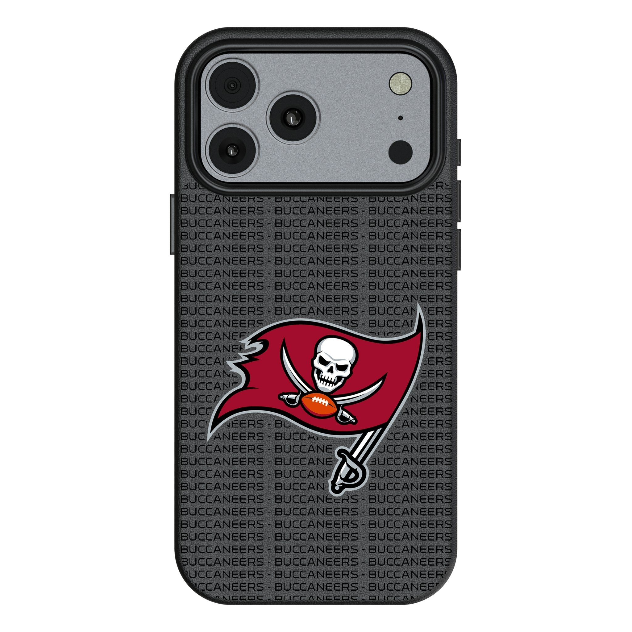 Tampa Bay Buccaneers Text Backdrop MagSafe Compatible Phone Case for Apple iPhone 17 Series