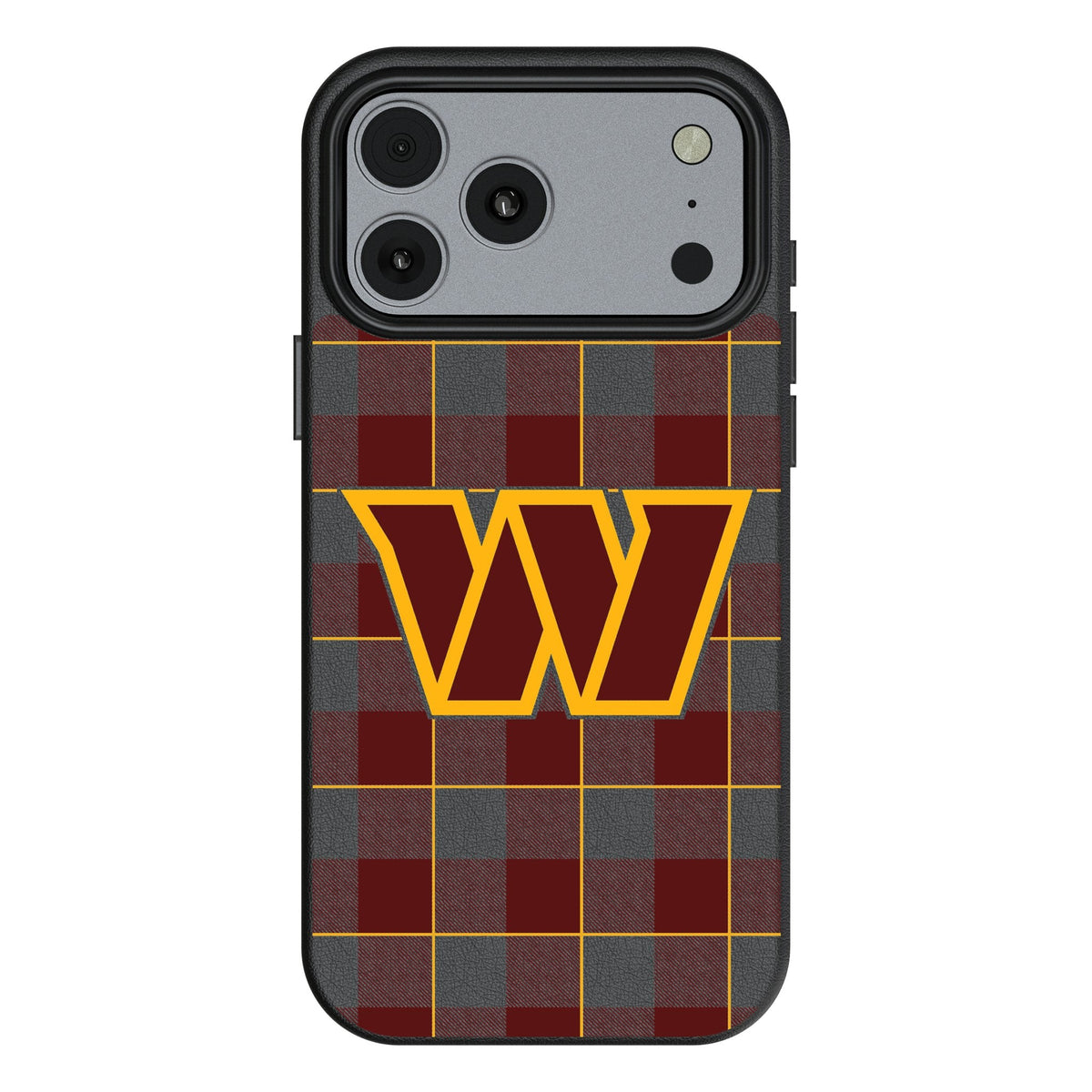 Washington Commanders Plaid MagSafe Compatible Phone Case for Apple iPhone 17 Series