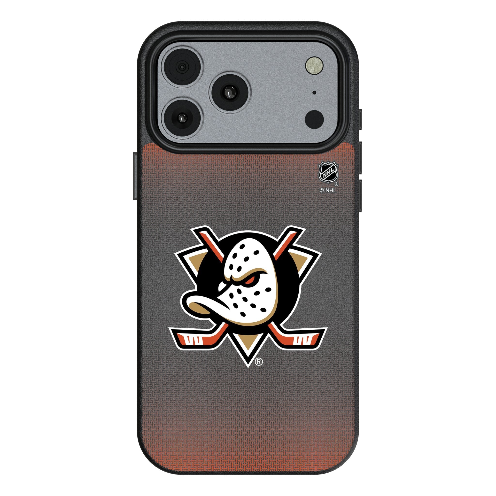 Anaheim Ducks Linen MagSafe Compatible Phone Case for Apple iPhone 17 Series 1