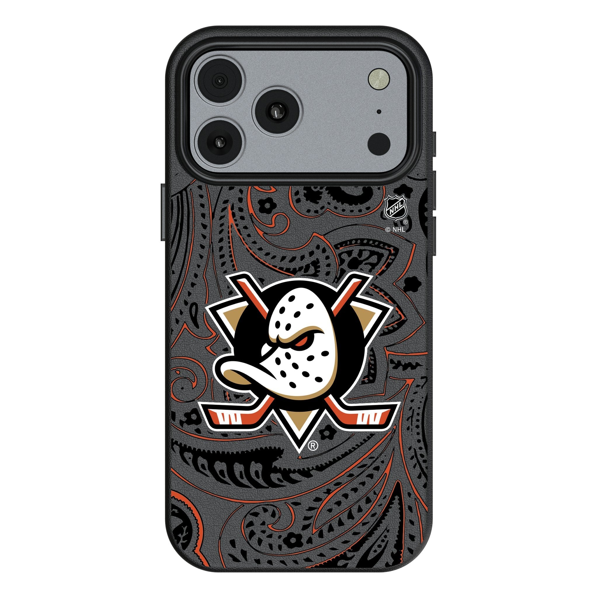 Anaheim Ducks Paisley MagSafe Compatible Phone Case for Apple iPhone 17 Series