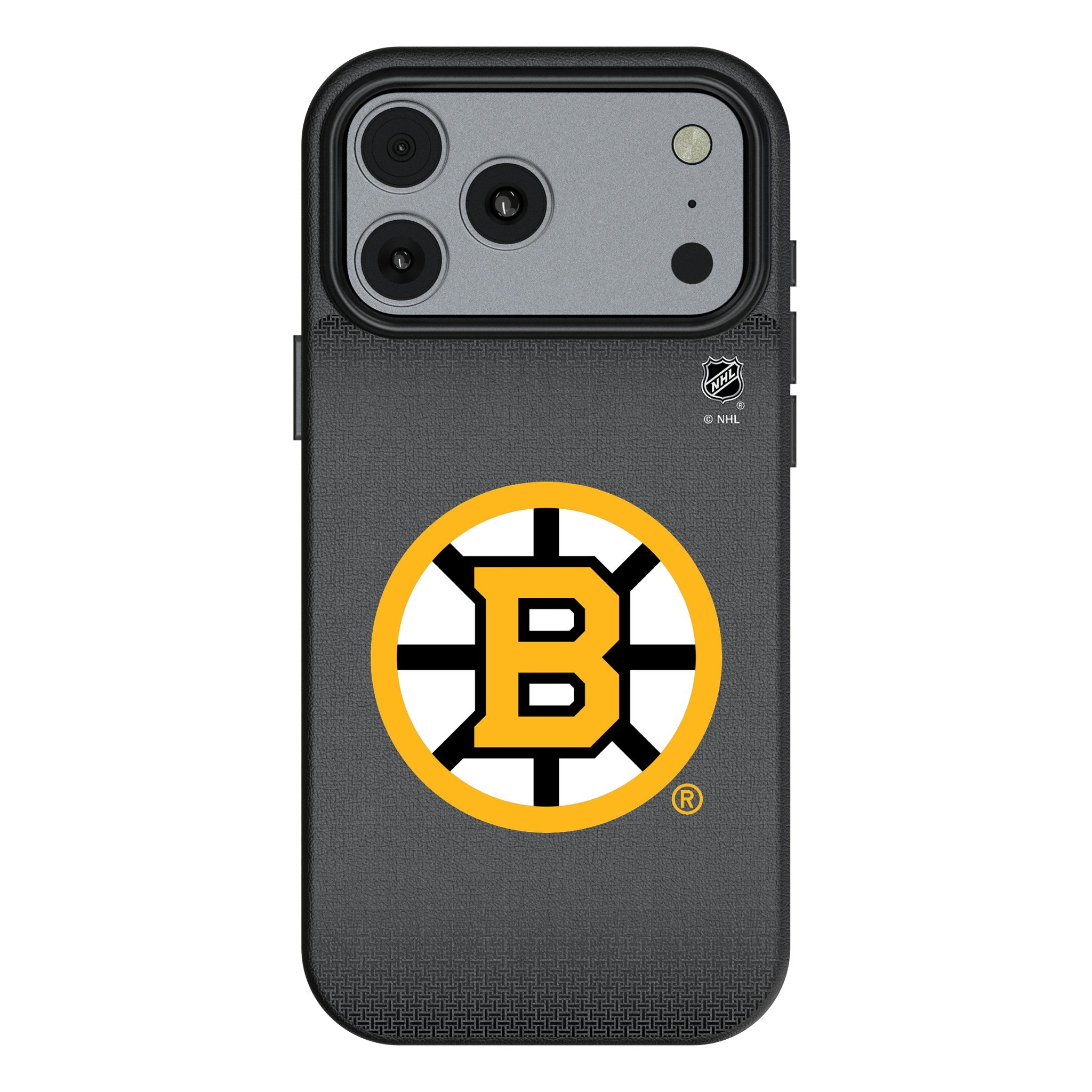 Boston Bruins Linen MagSafe Compatible Phone Case for Apple iPhone 17 Series