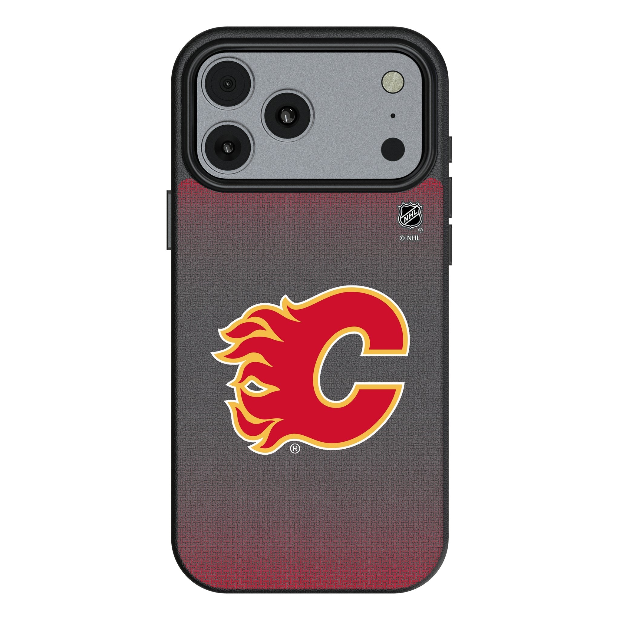 Calgary Flames Linen MagSafe Compatible Phone Case for Apple iPhone 17 Series