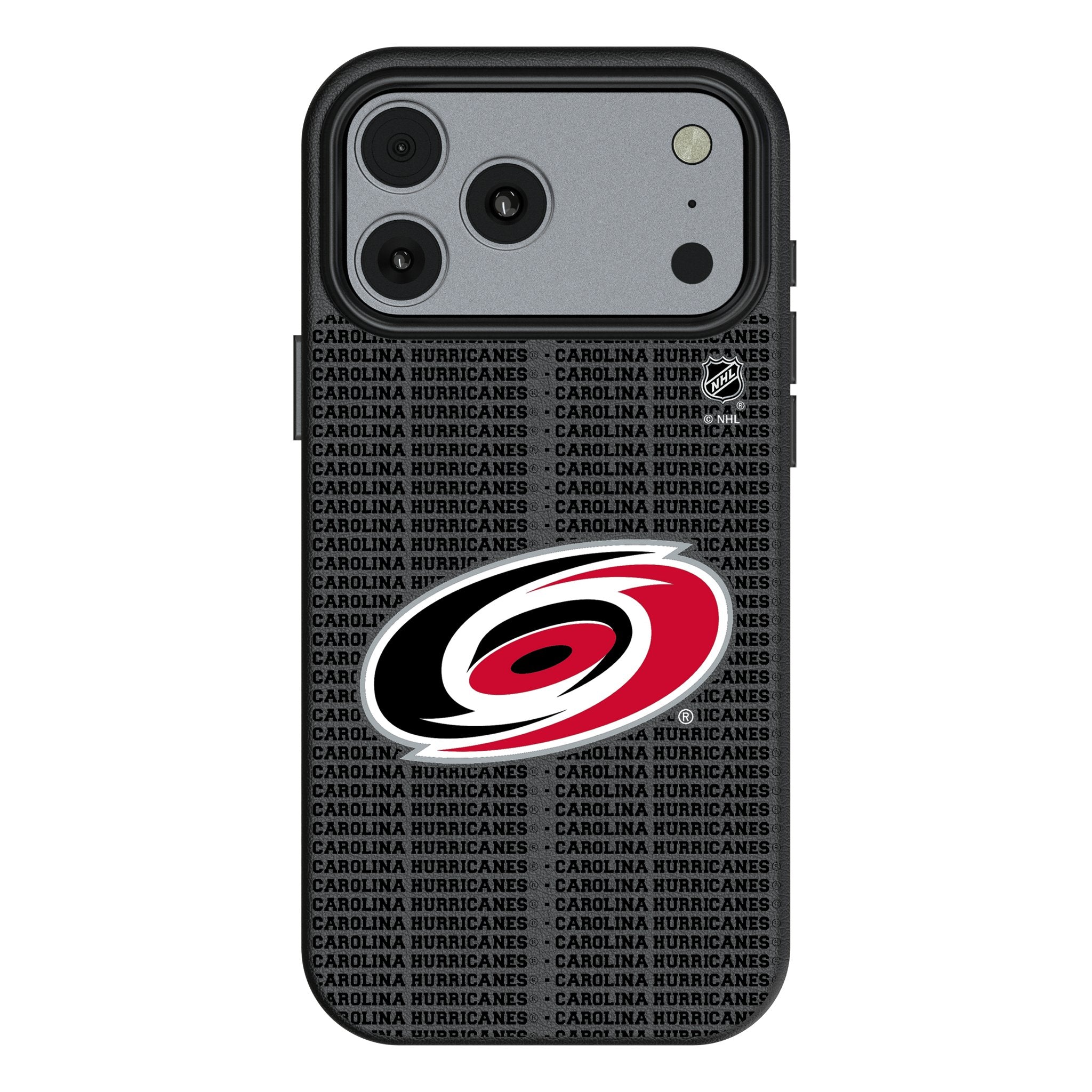 Carolina Hurricanes Text Backdrop MagSafe Compatible Phone Case for Apple iPhone 17 Series