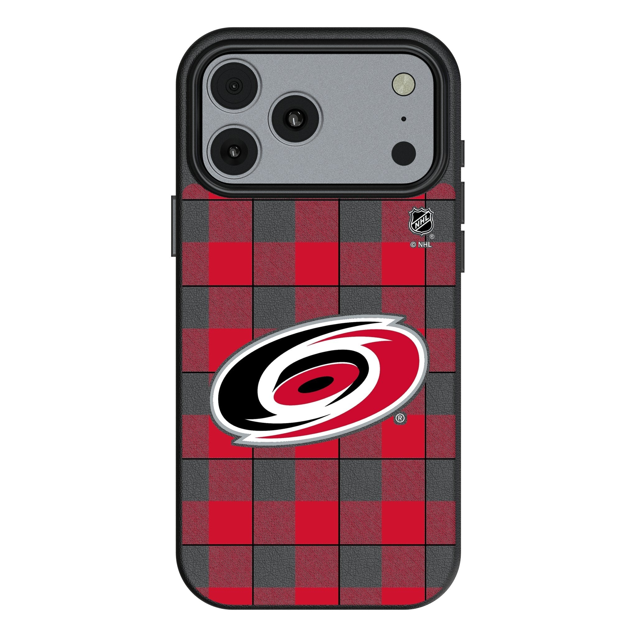 Carolina Hurricanes Plaid MagSafe Compatible Phone Case for Apple iPhone 17 Series