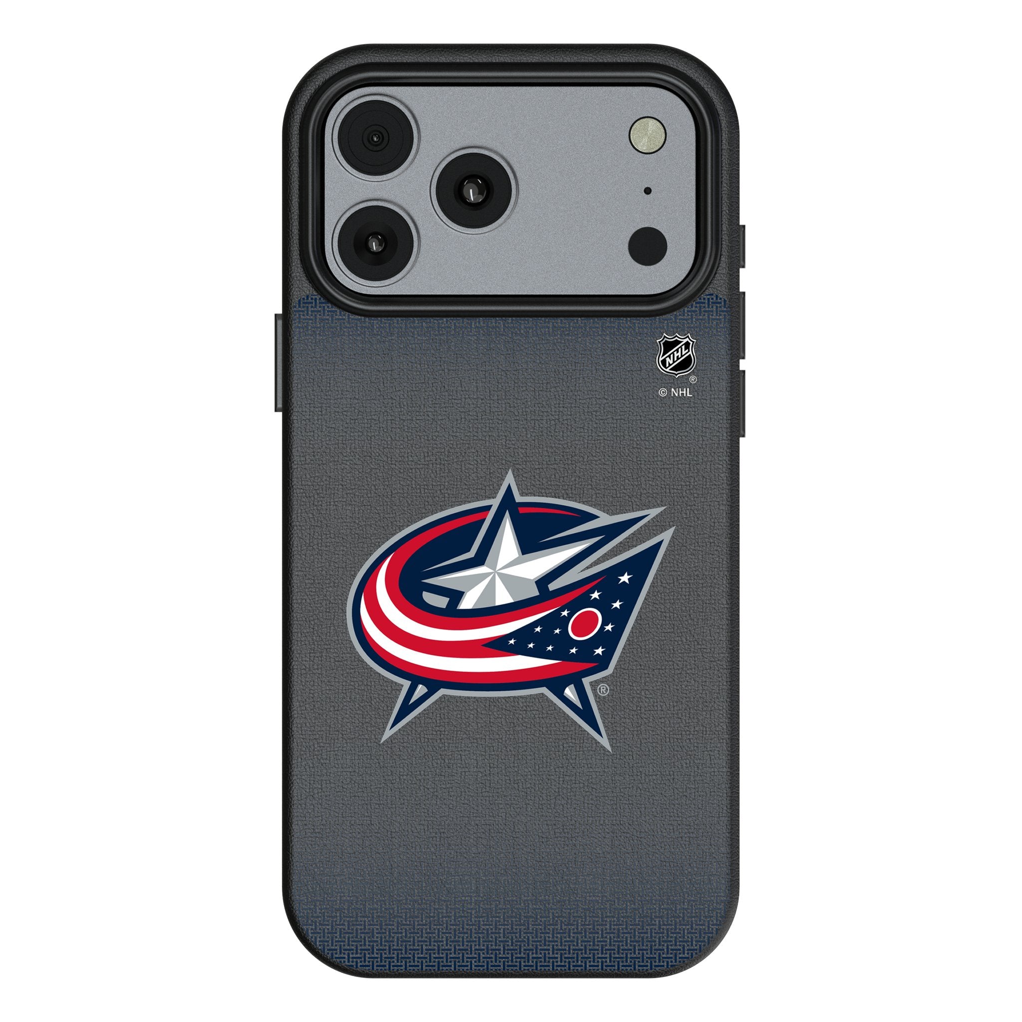 Columbus Blue Jackets Linen MagSafe Compatible Phone Case for Apple iPhone 17 Series