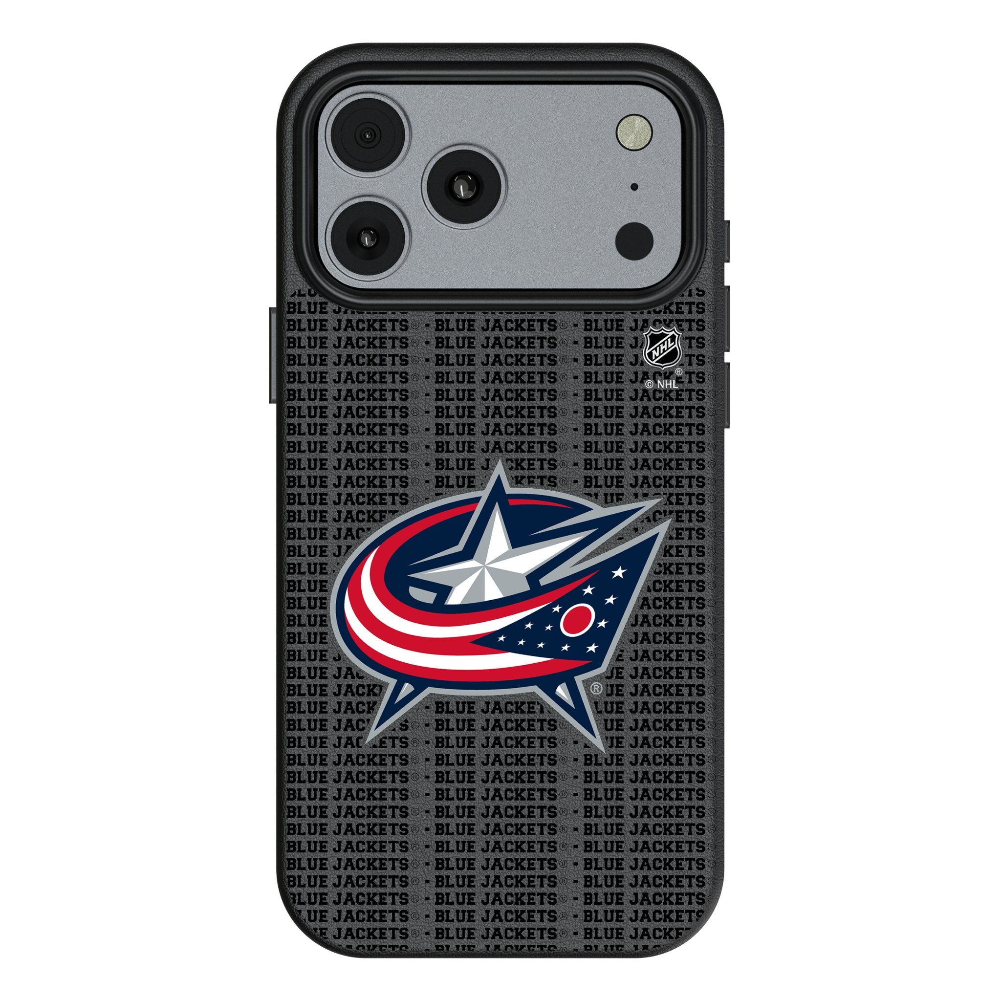 Columbus Blue Jackets Text Backdrop MagSafe Compatible Phone Case for Apple iPhone 17 Series