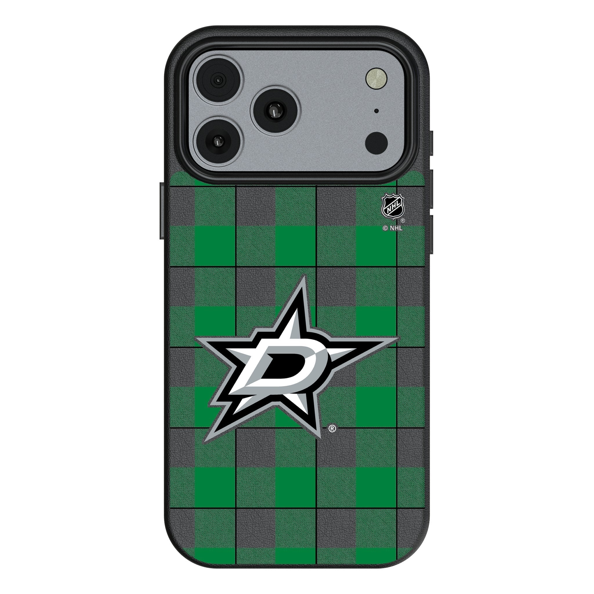 Dallas Stars Plaid MagSafe Compatible Phone Case for Apple iPhone 17 Series