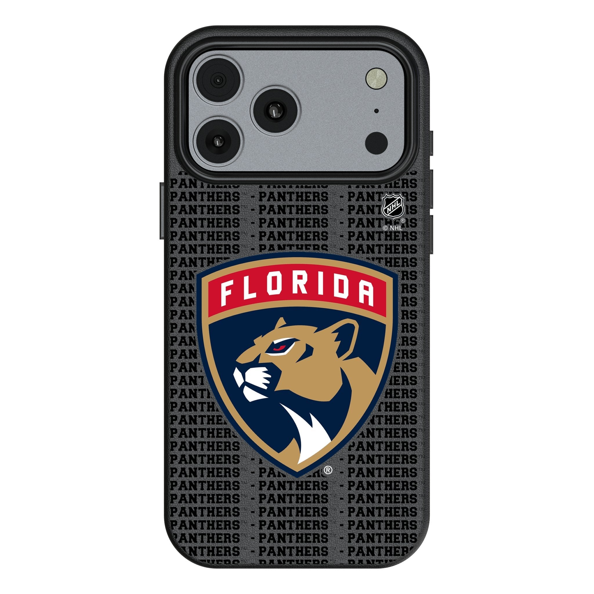 Florida Panthers Text Backdrop MagSafe Compatible Phone Case for Apple iPhone 17 Series
