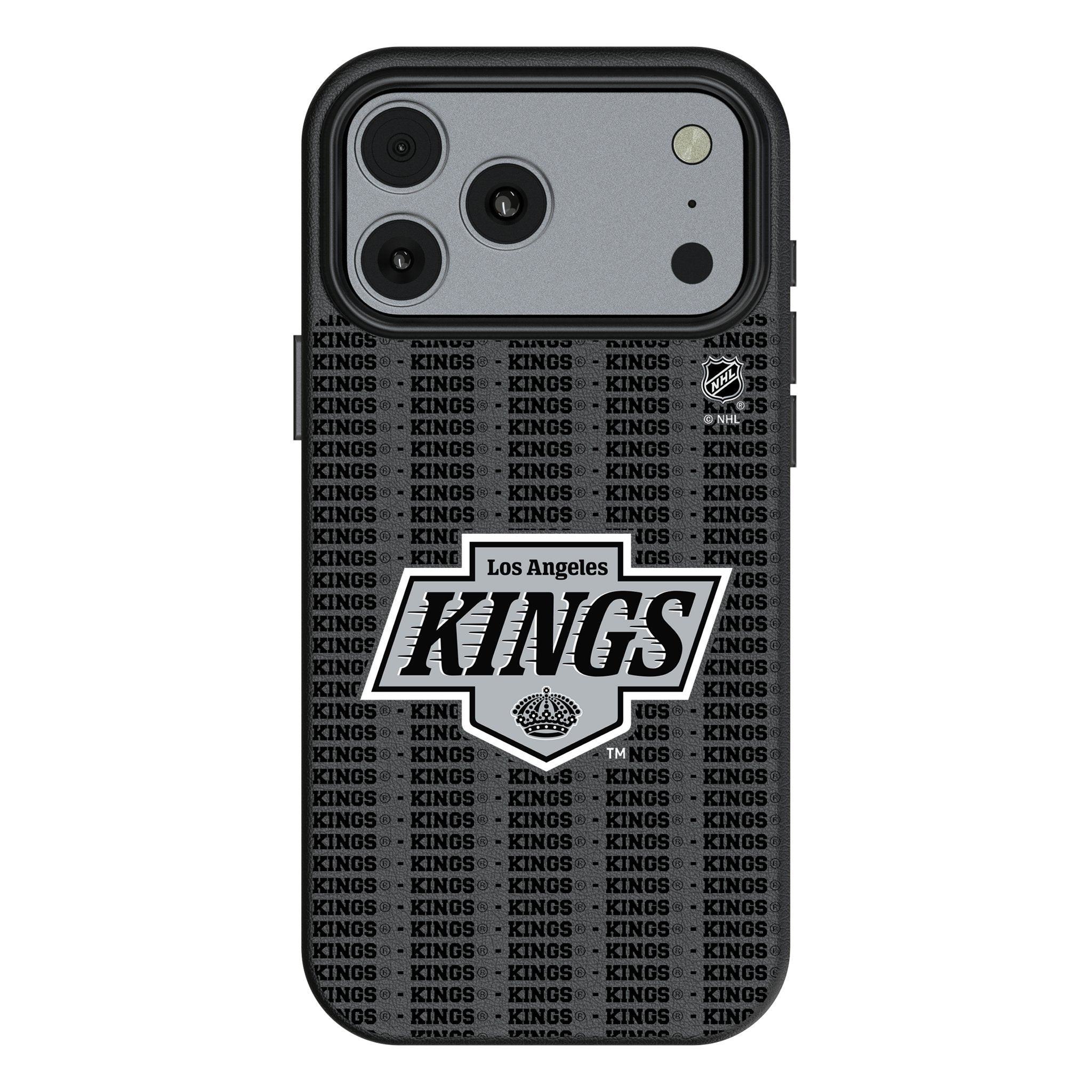 LA Kings Text Backdrop MagSafe Compatible Phone Case for Apple iPhone 17 Series