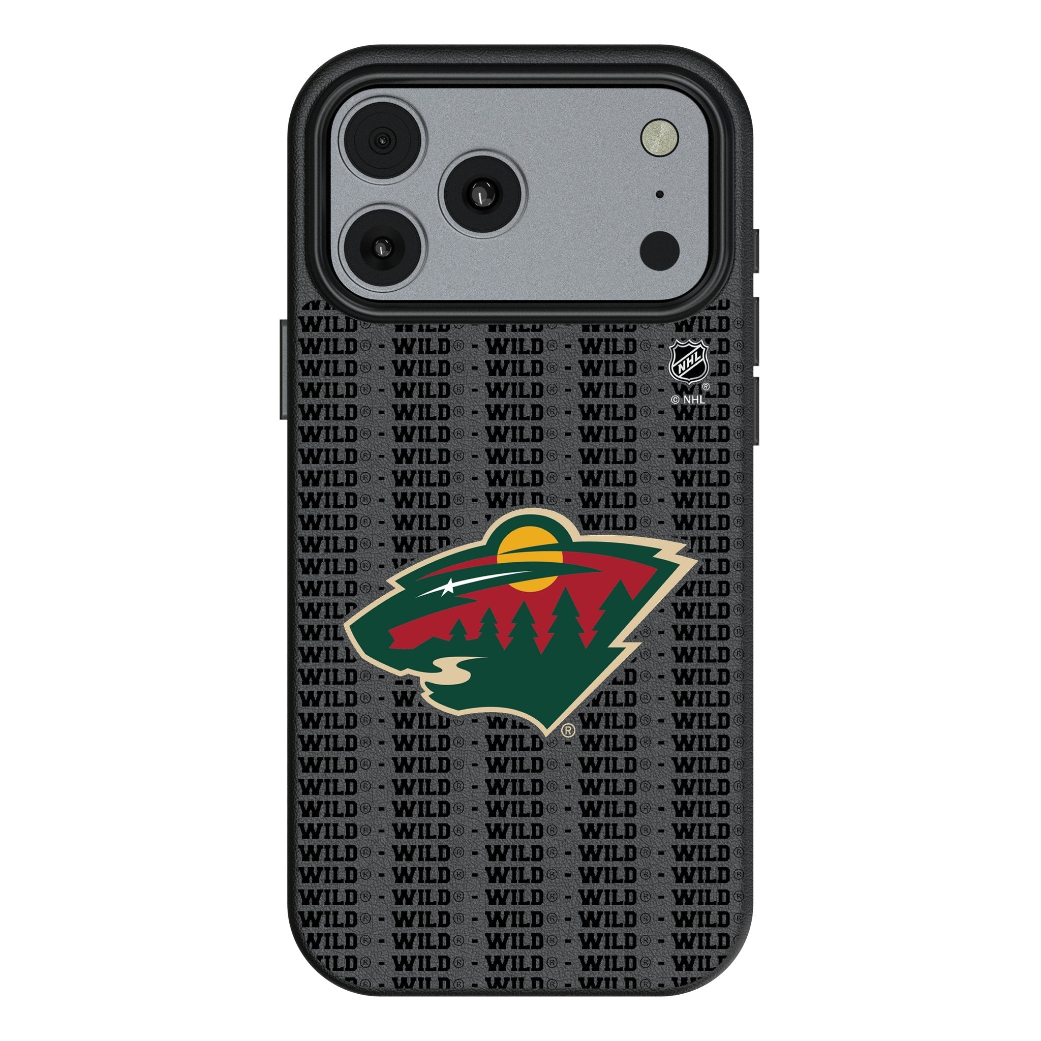 Minnesota Wild Text Backdrop MagSafe Compatible Phone Case for Apple iPhone 17 Series