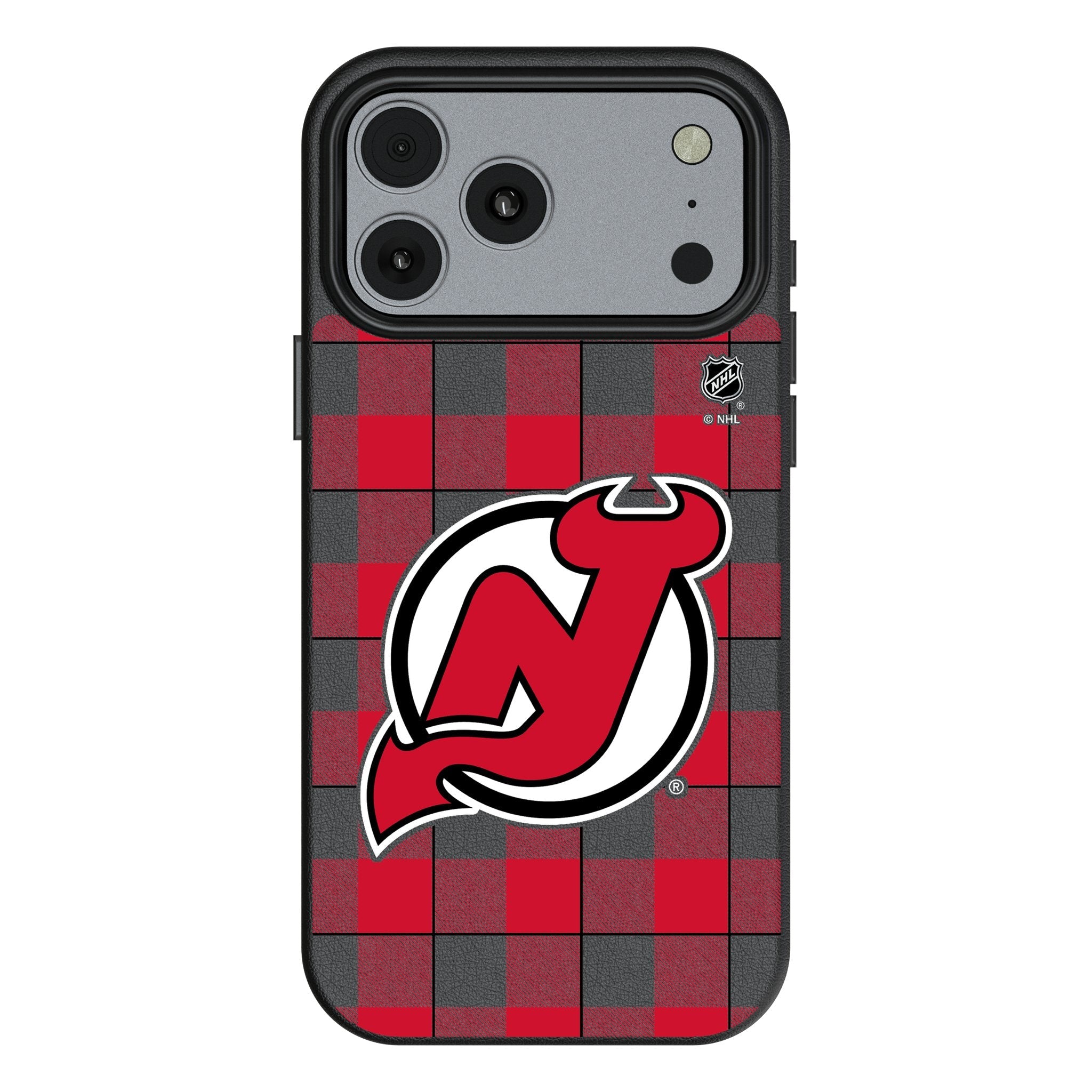 New Jersey Devils Plaid MagSafe Compatible Phone Case for Apple iPhone 17 Series