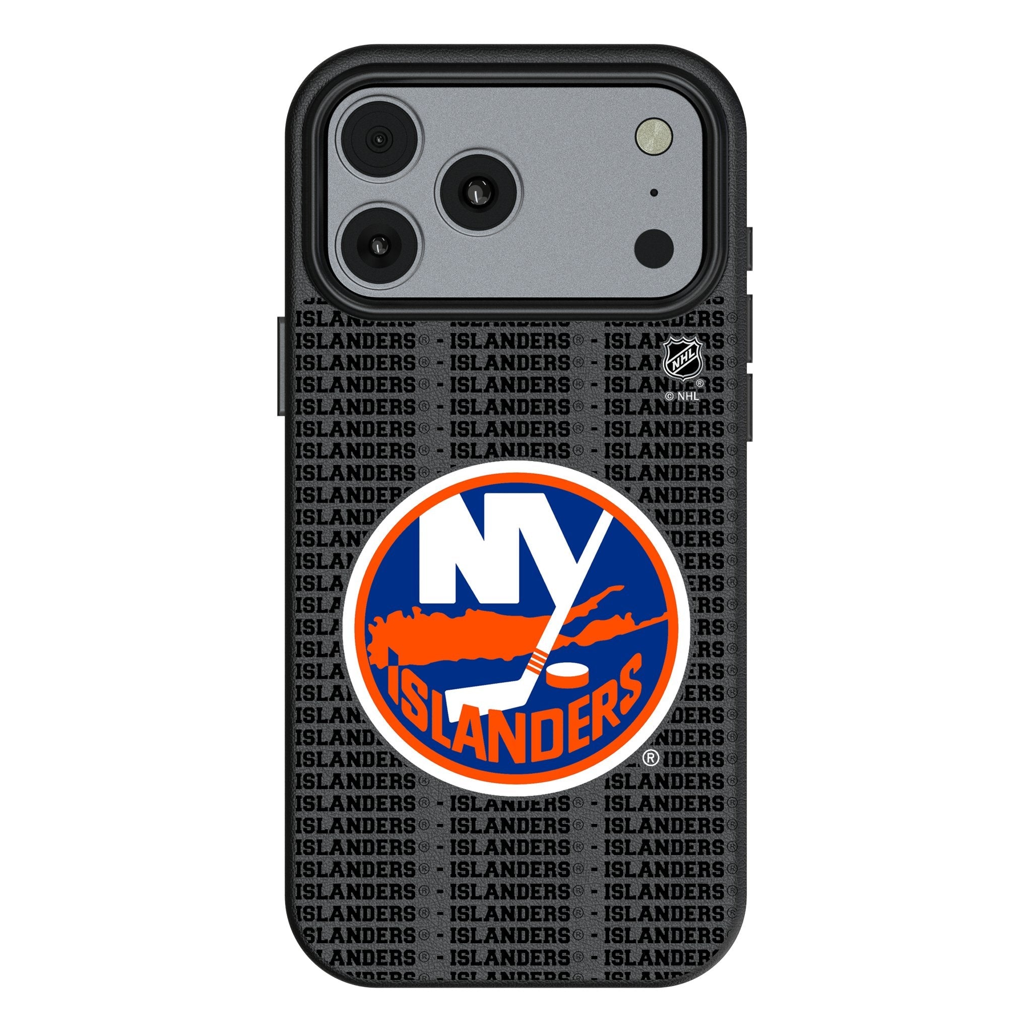 New York Islanders Text Backdrop MagSafe Compatible Phone Case for Apple iPhone 17 Series