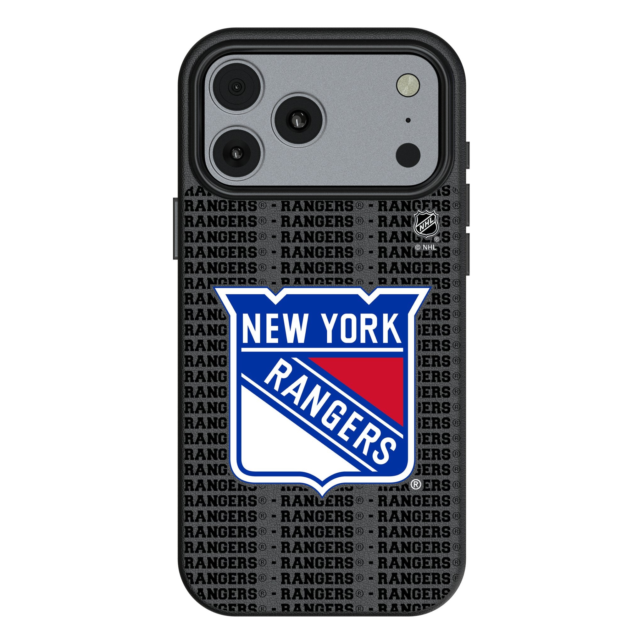 New York Rangers Text Backdrop MagSafe Compatible Phone Case for Apple iPhone 17 Series