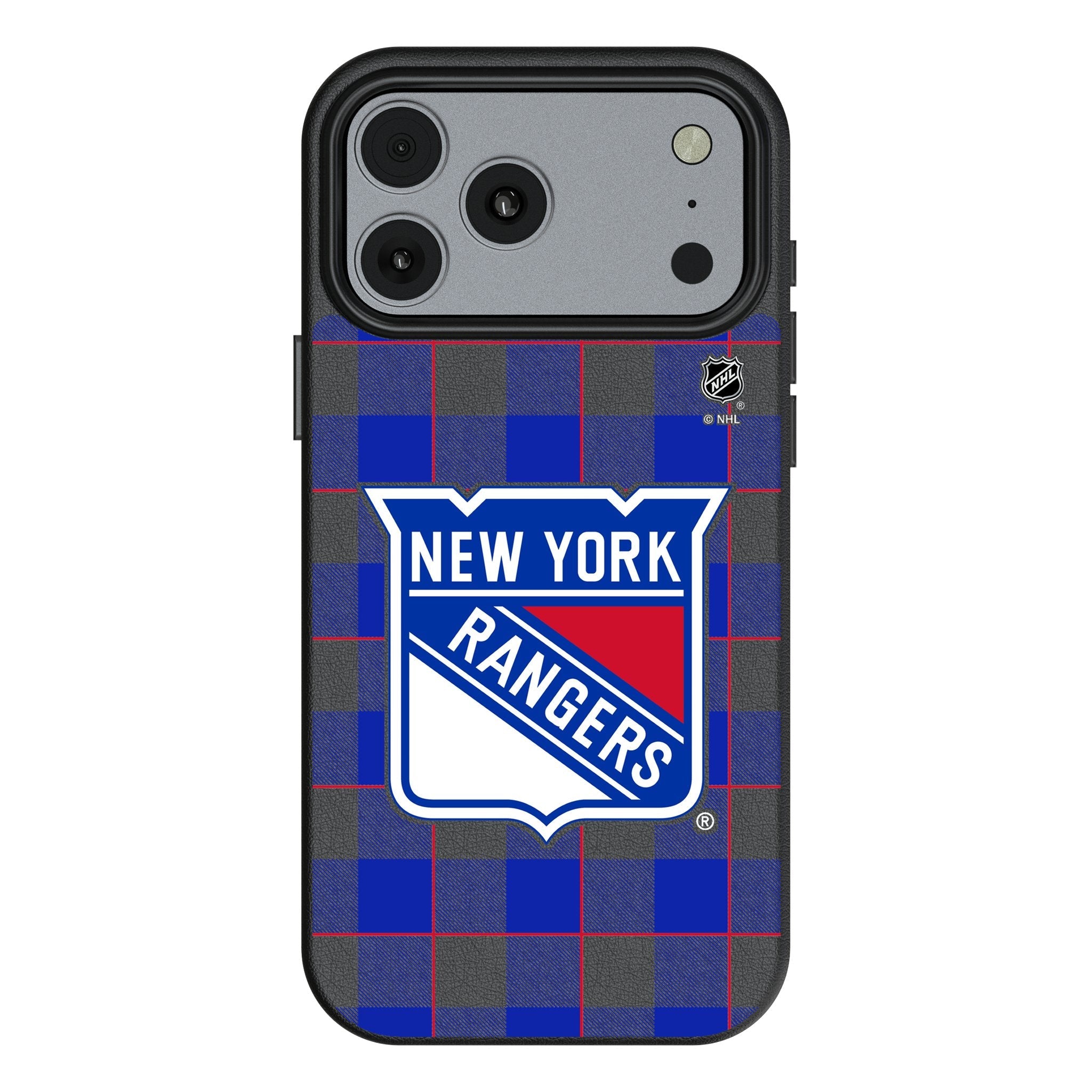 New York Rangers Plaid MagSafe Compatible Phone Case for Apple iPhone 17 Series