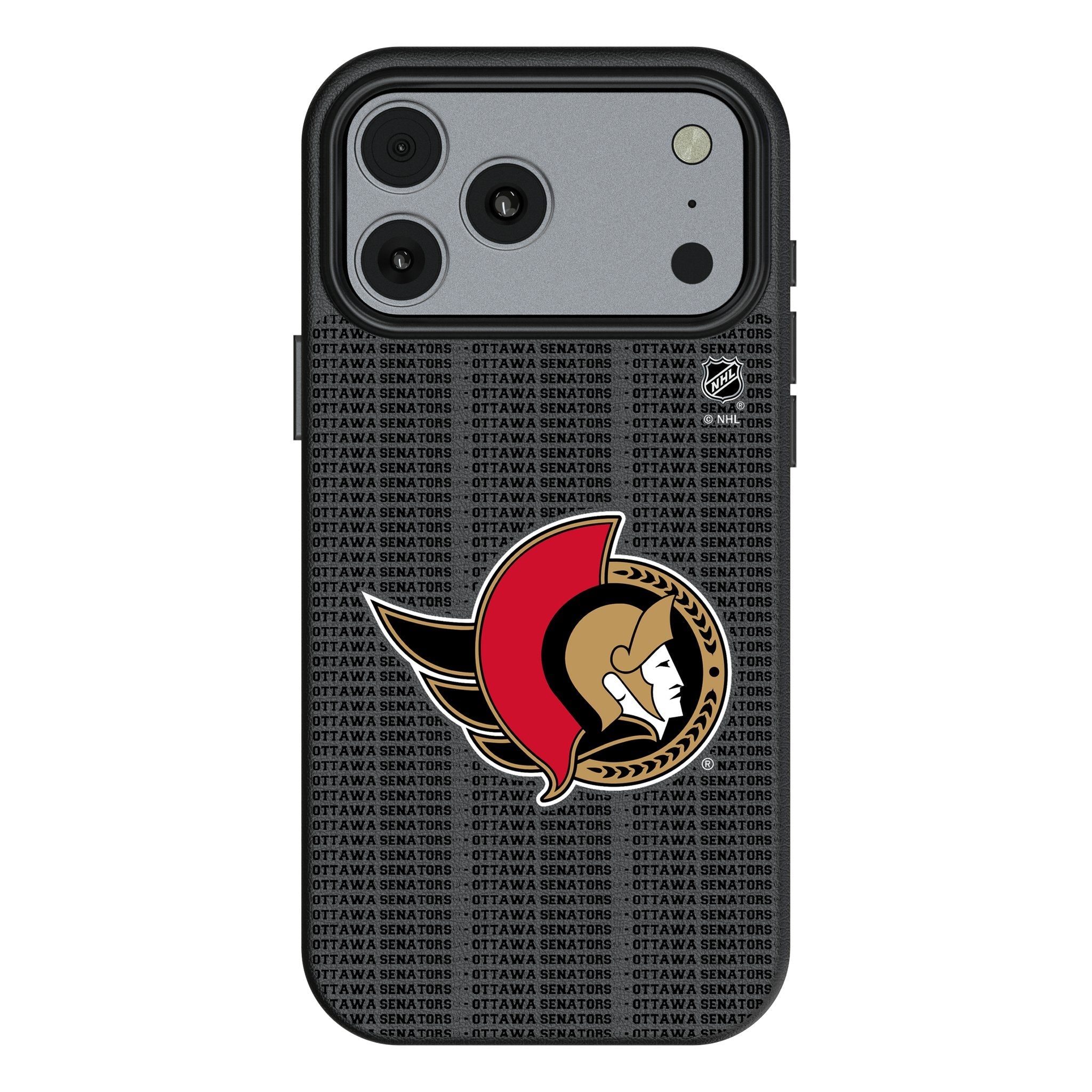 Ottawa Senators Text Backdrop MagSafe Compatible Phone Case for Apple iPhone 17 Series