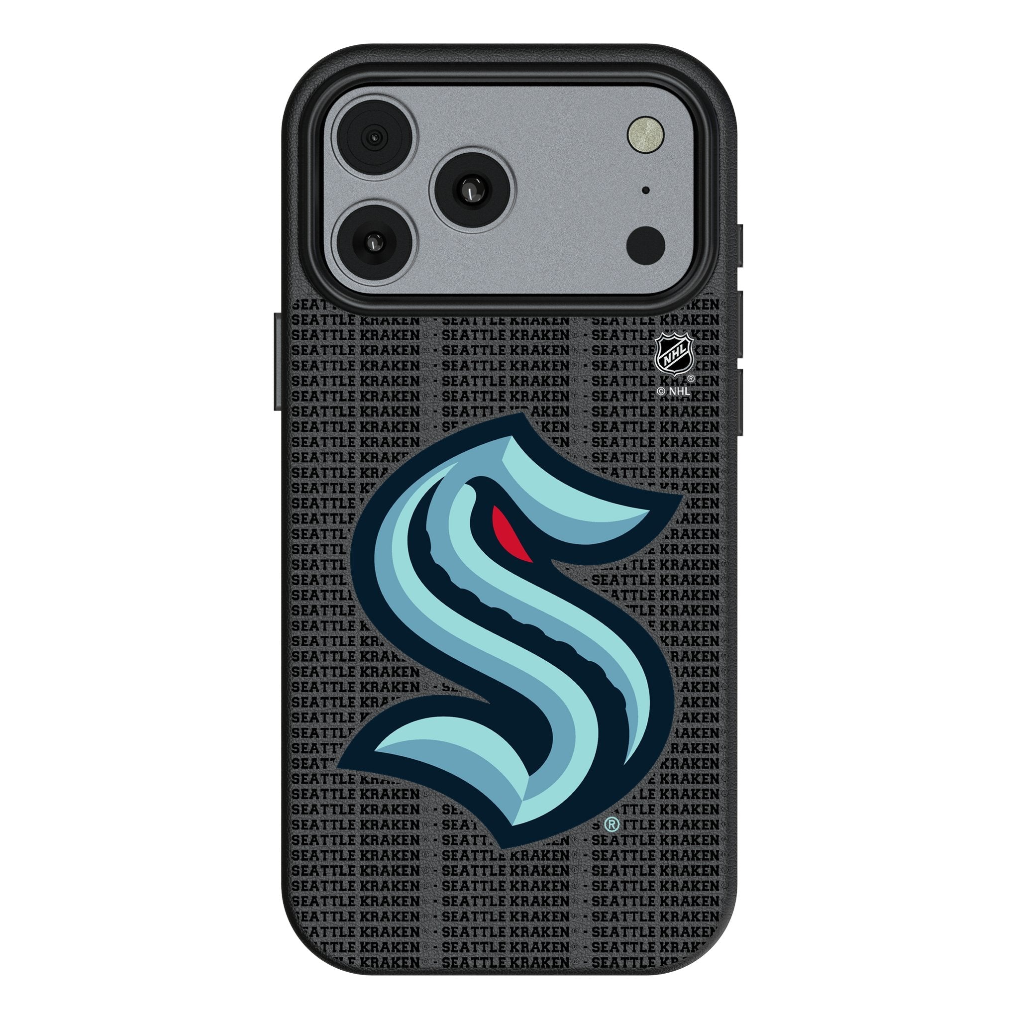 Seattle Kraken Text Backdrop MagSafe Compatible Phone Case for Apple iPhone 17 Series