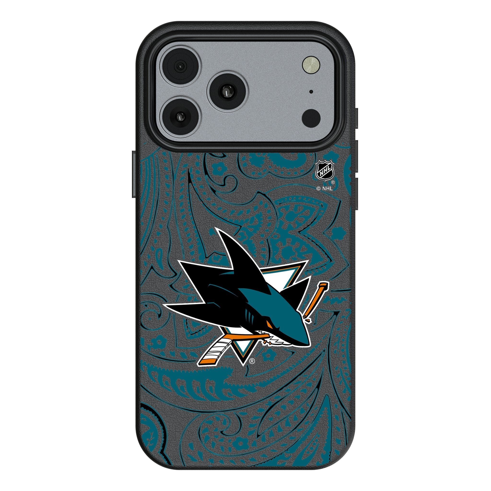 San Jose Sharks Paisley MagSafe Compatible Phone Case for Apple iPhone 17 Series