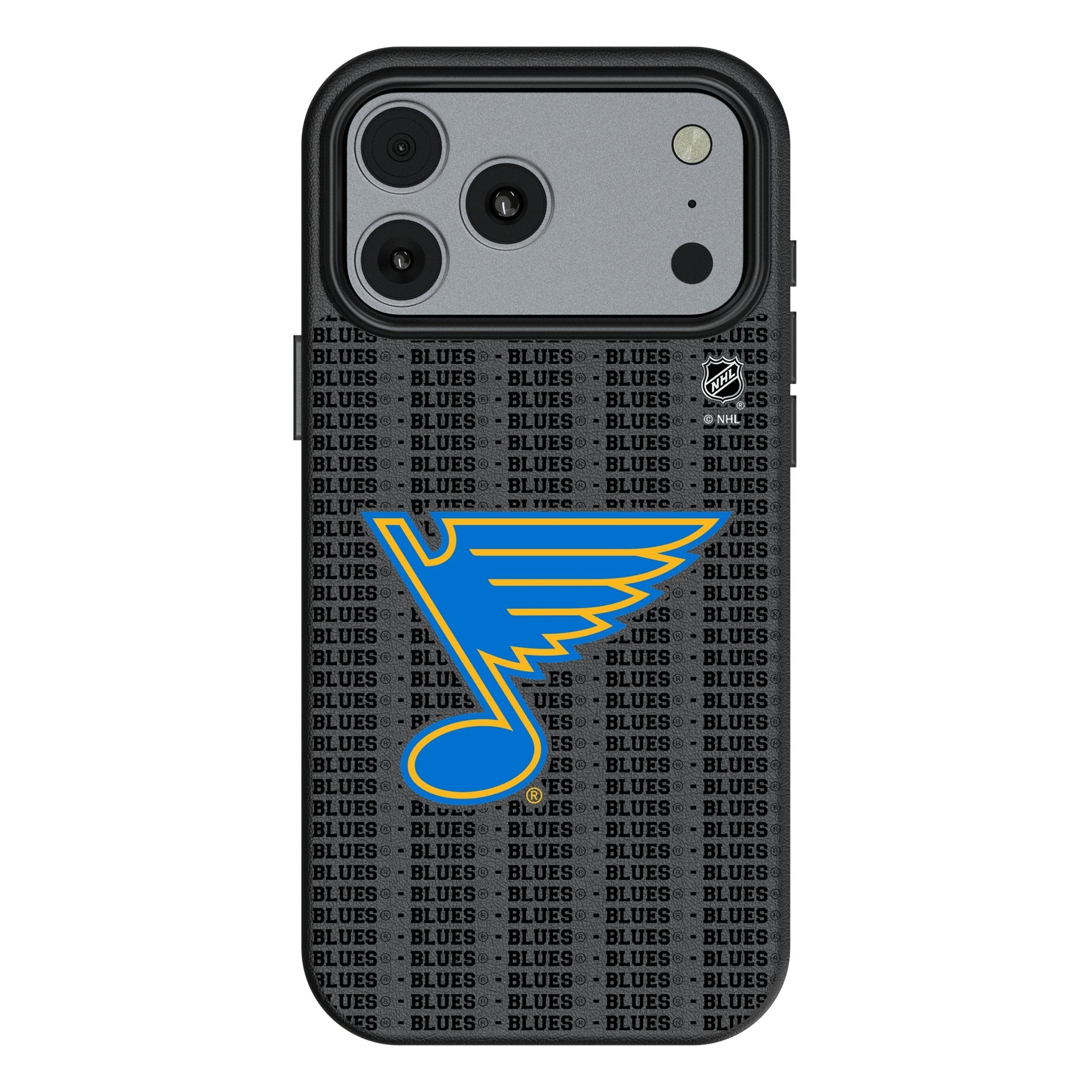 St. Louis Blues Text Backdrop MagSafe Compatible Phone Case for Apple iPhone 17 Series