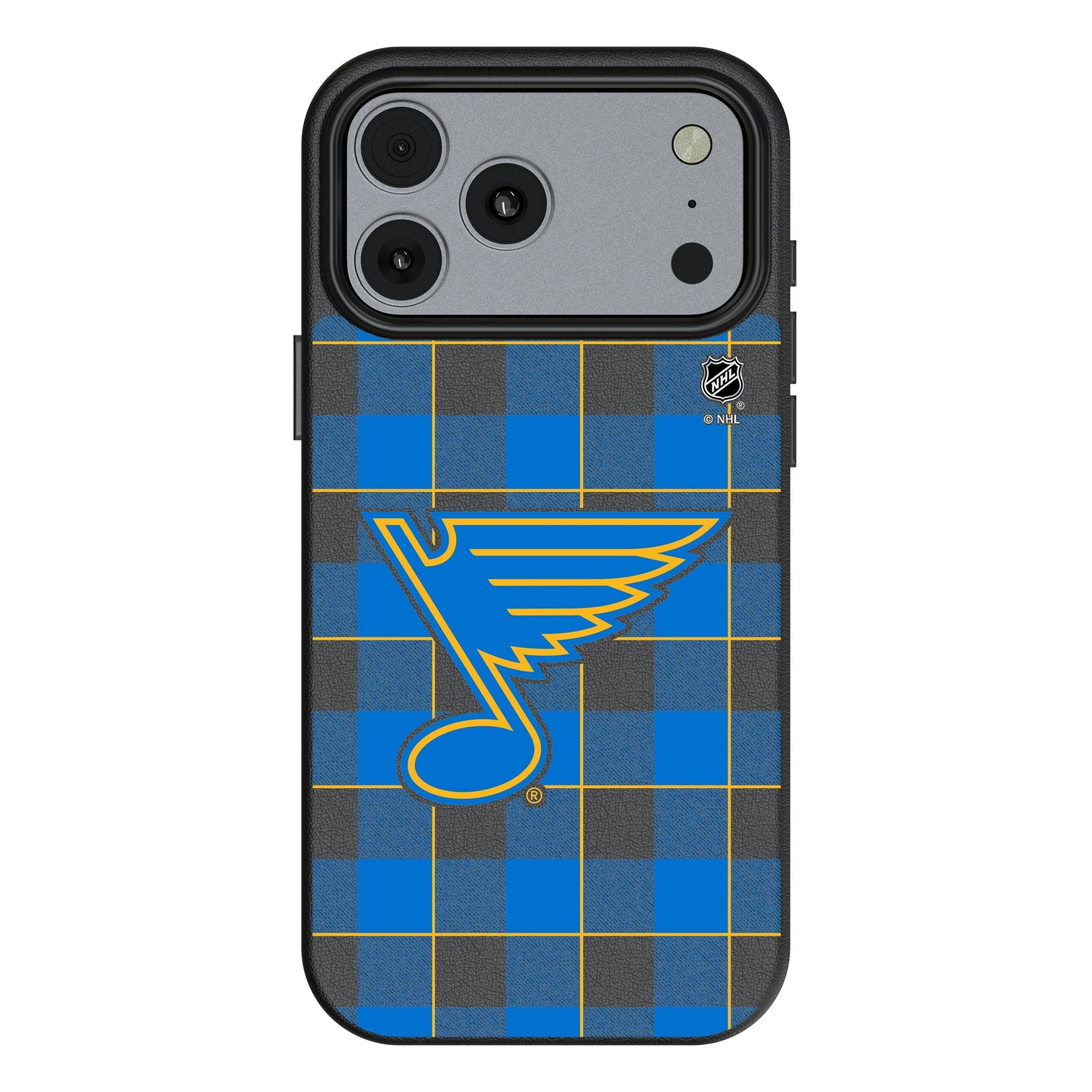 St. Louis Blues Plaid MagSafe Compatible Phone Case for Apple iPhone 17 Series